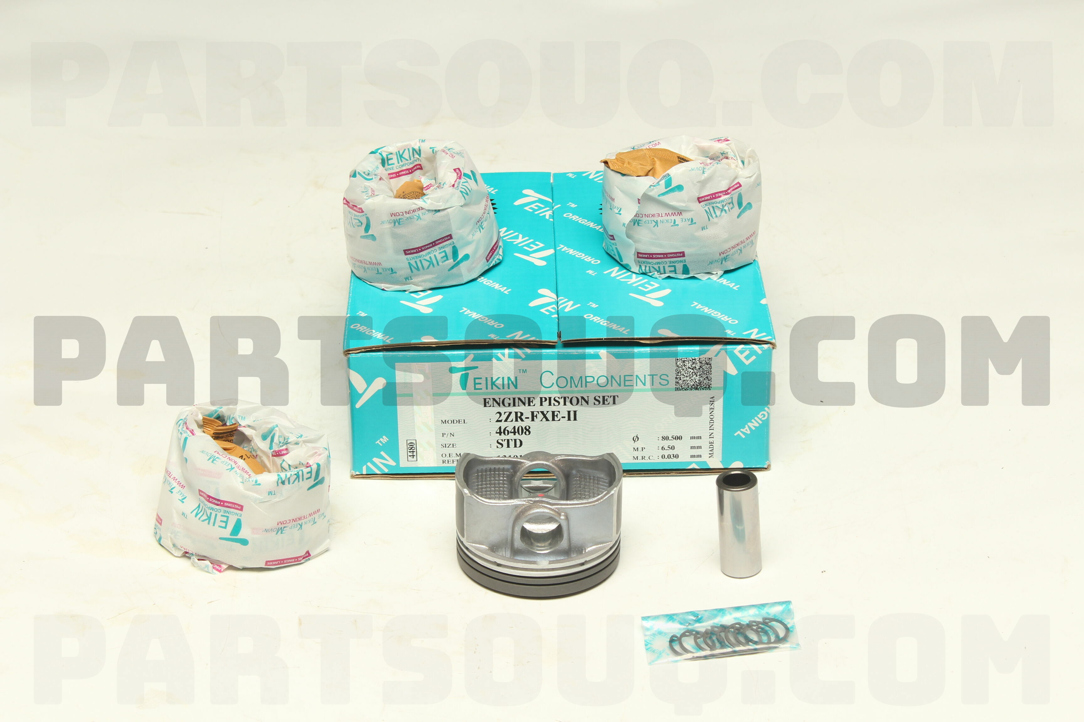 PISTON SET STD 2ZR-FXE-II (SET OF 1) 46408STD | TEIKIN Parts