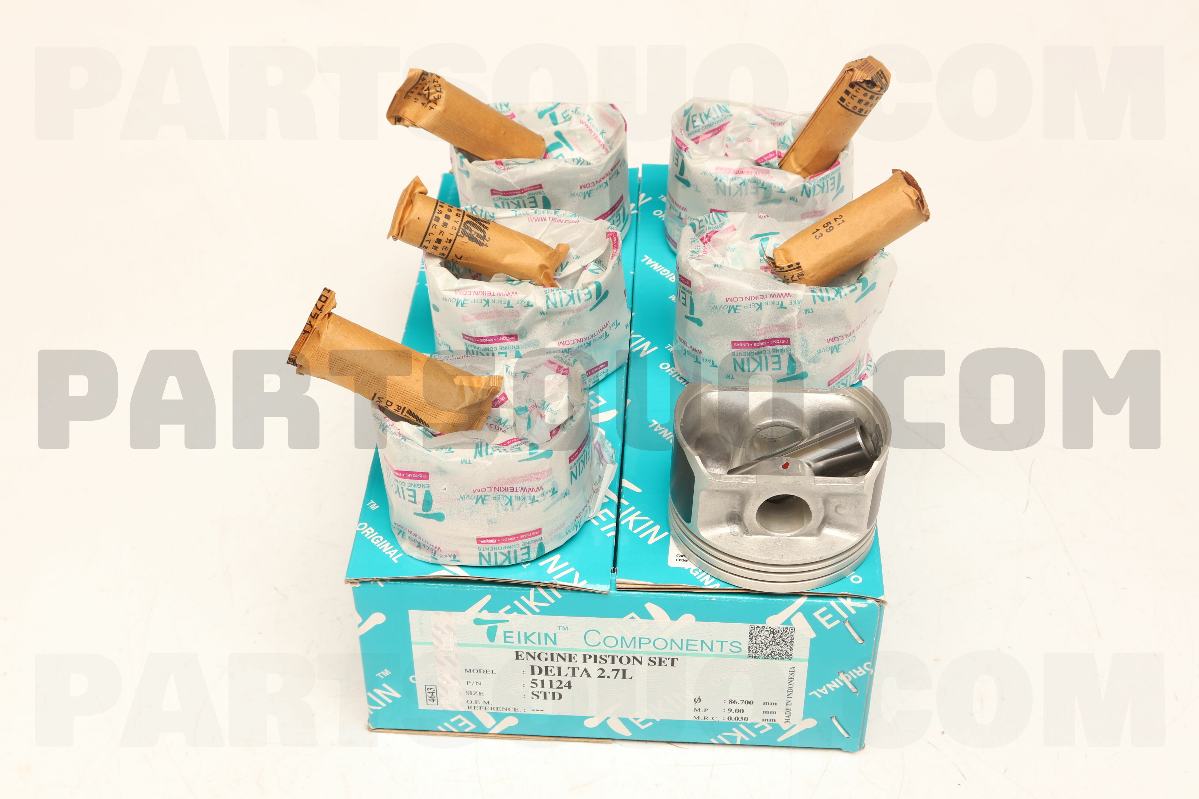 PISTON & PIN ASSY 234103E001 Hyundai / KIA Parts PartSouq