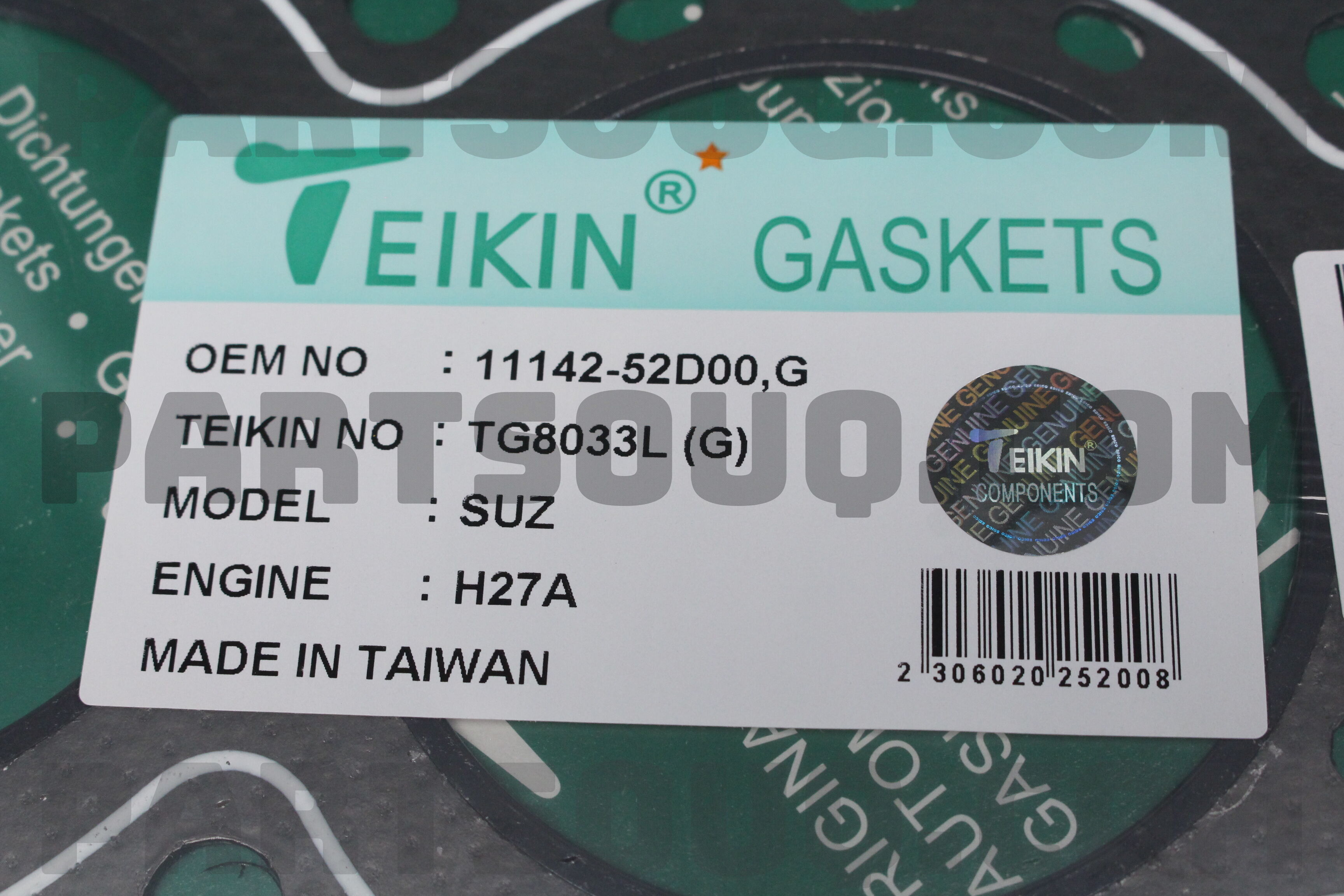 GASKET, CYL. HEAD 1114252D01 | Suzuki Parts | PartSouq
