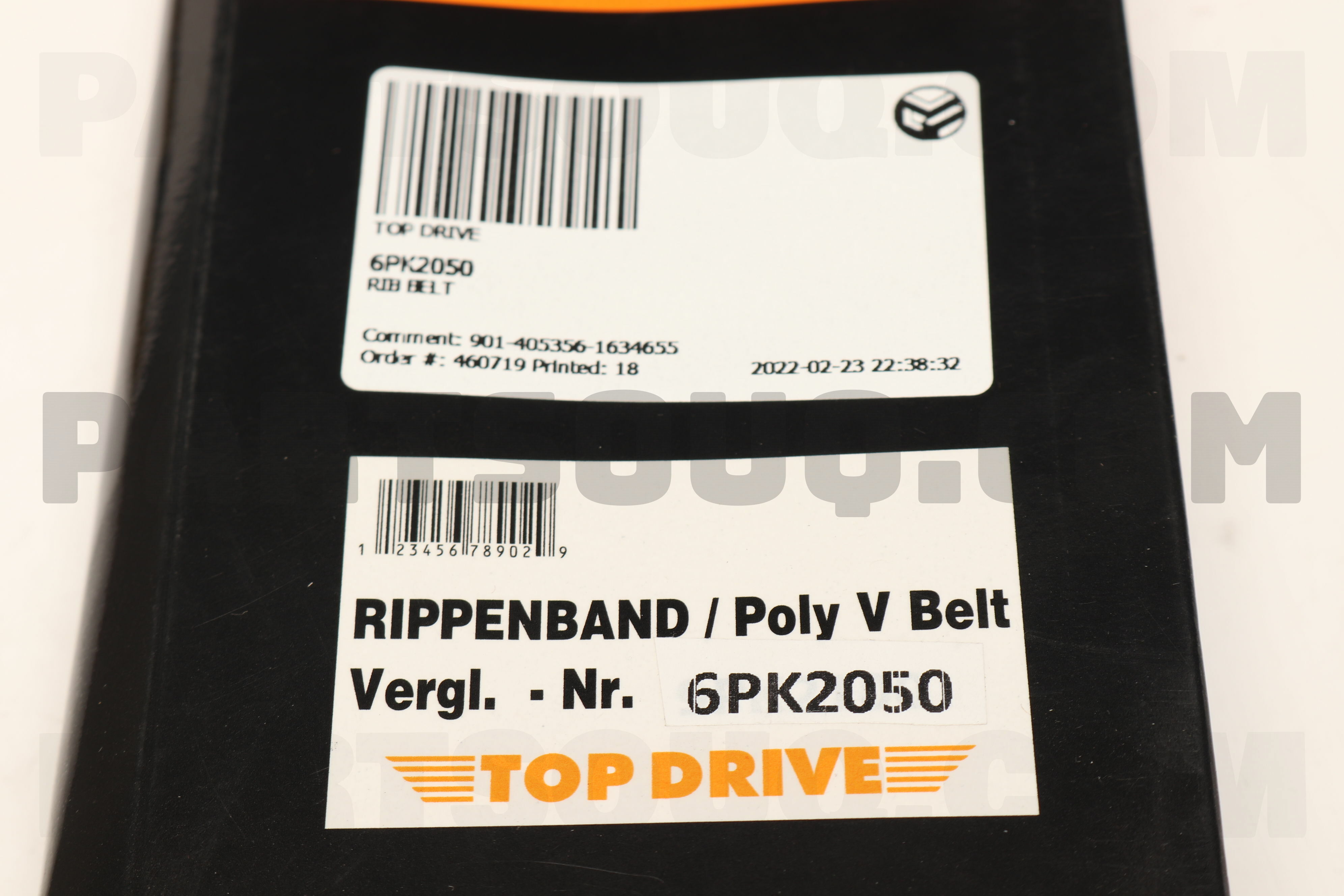 RIB BELT 6PK2050 | TOP DRIVE Parts | PartSouq