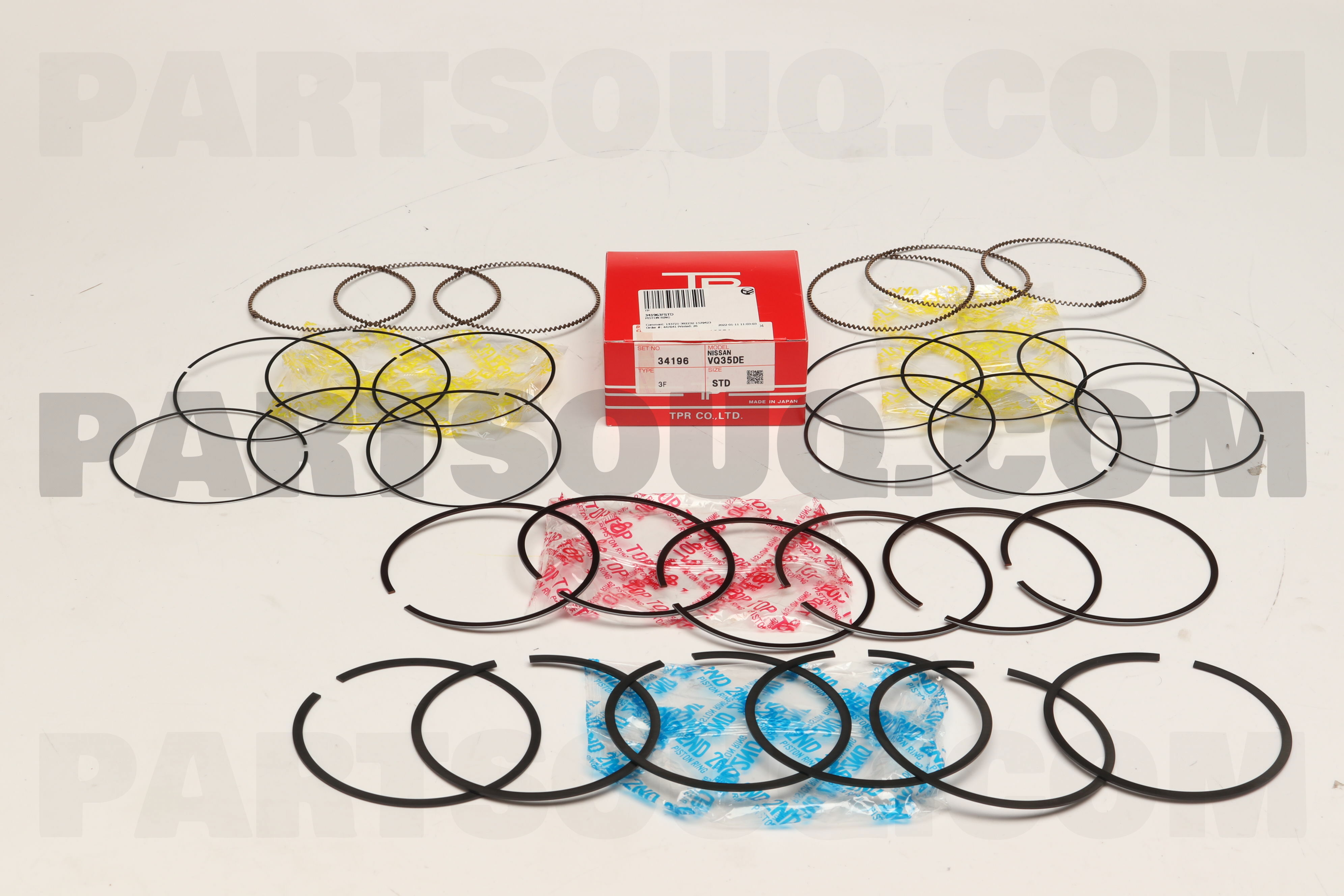 RING SET-PISTON 120338J100 | Nissan Parts | PartSouq