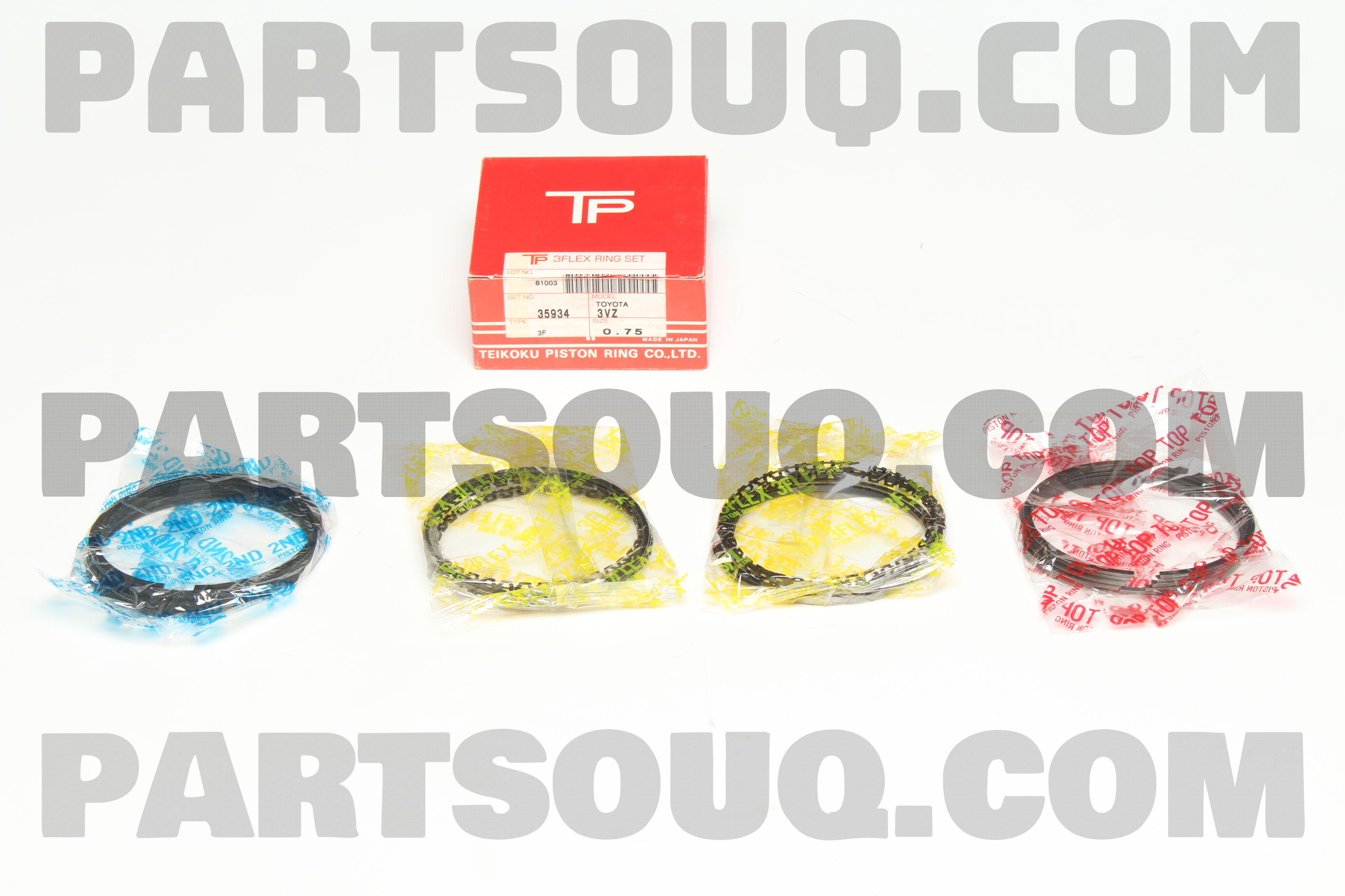 TY ; PISTON RING ; 3VZ-FE ; 87.5MM 359343F075 | TP Parts | PartSouq