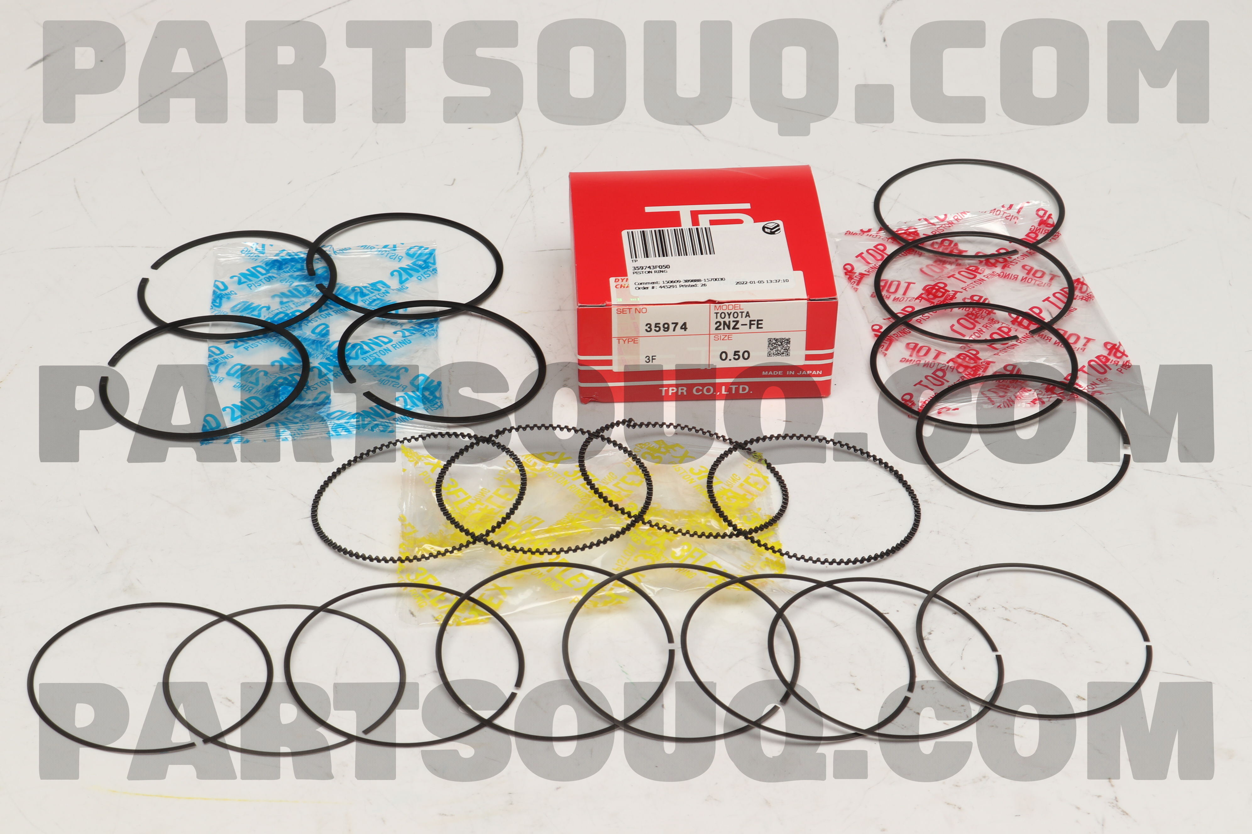 PISTON RING 359743F050 | TP Parts | PartSouq