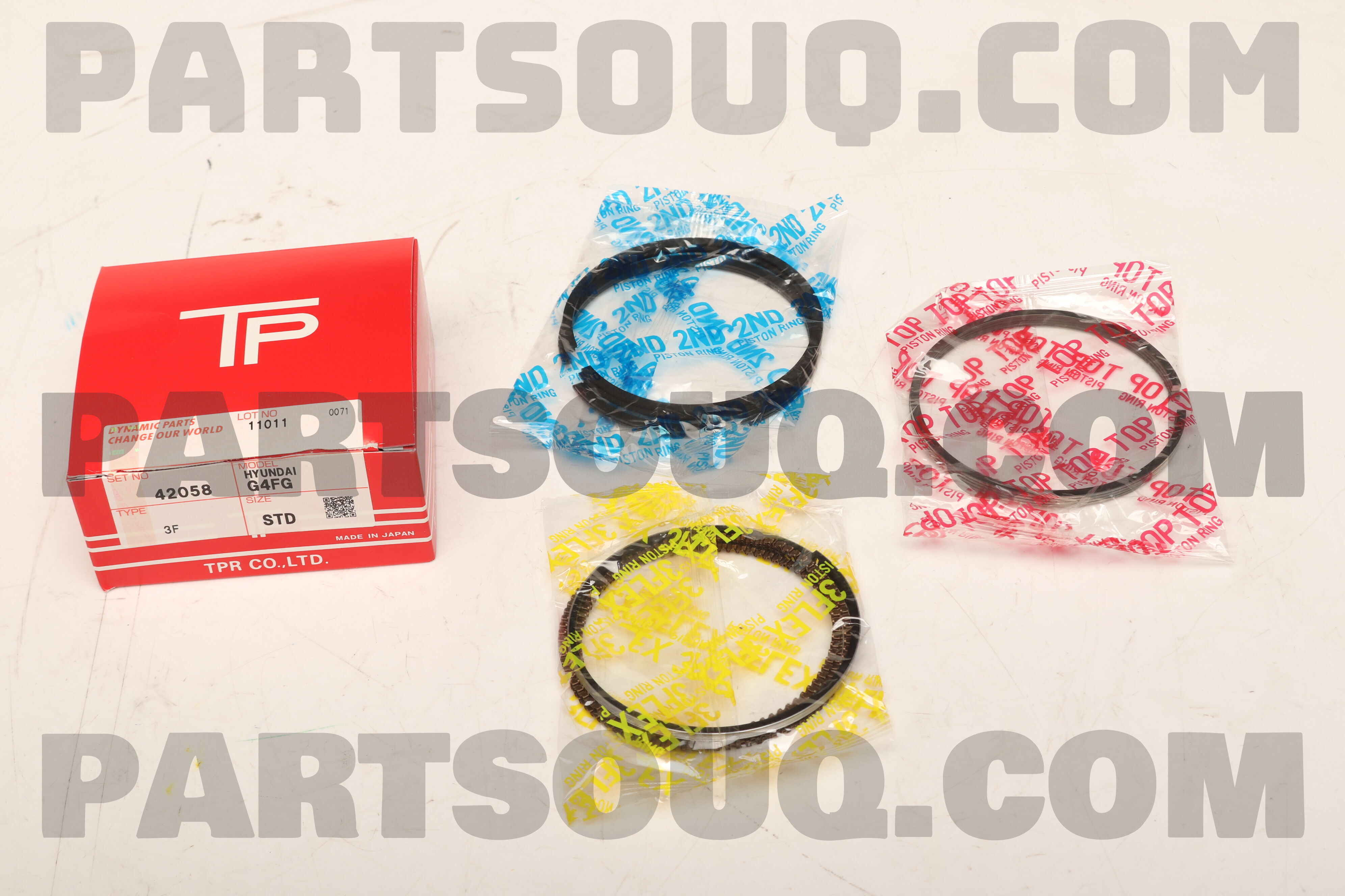 Tp Hunaid RING SET-PISTON 230402B800 | Hyundai / KIA Parts | PartSouq