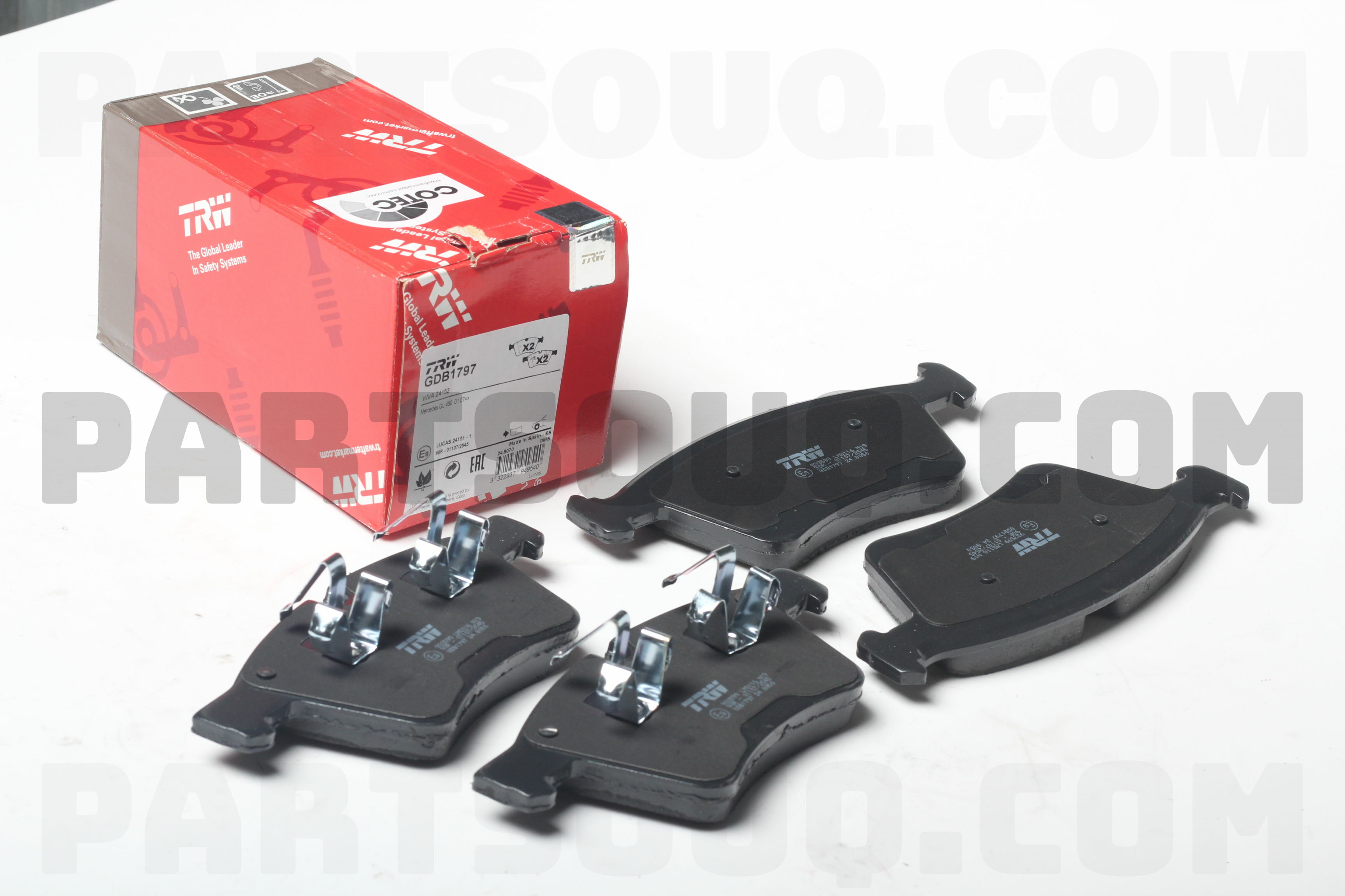 BRAKE PAD-W164 GDB1797 | TRW Parts | PartSouq