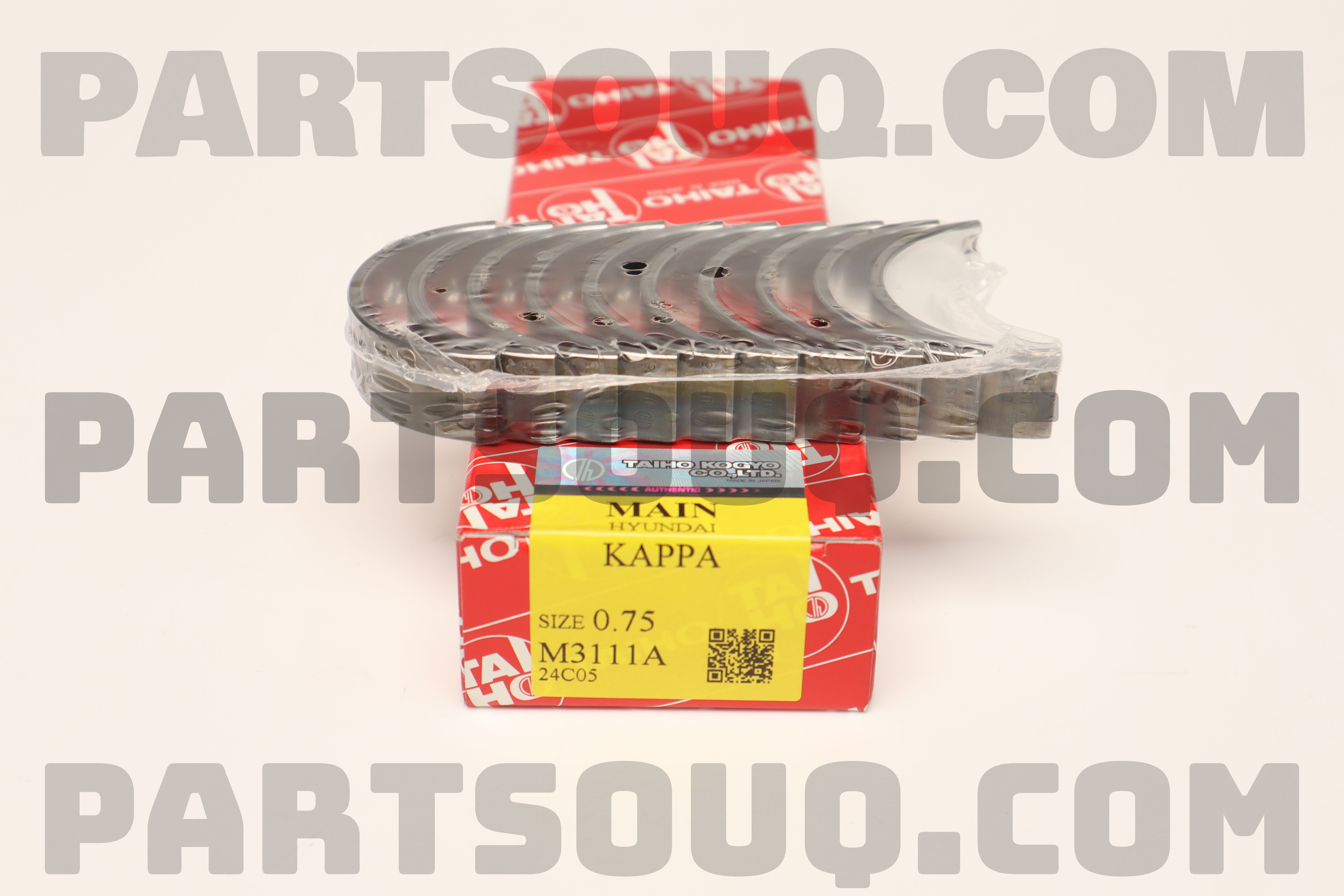 パーツ kiyoha10077001 BEARING PAIR SET-CRANKSHAFT 2102003000 | Hyundai / KIA Repuestos