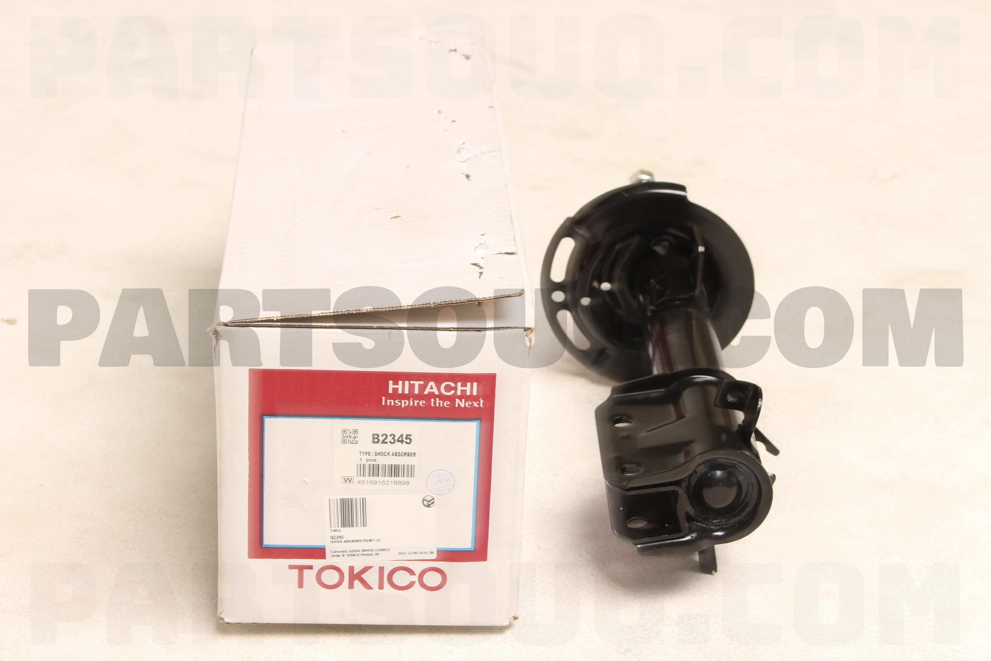 SHOCK ABSORBER FRONT LH B2345 | Tokico Parts | PartSouq SHOCK ABSORBER FRONT LH B2345 | Tokico Parts | PartSouq
