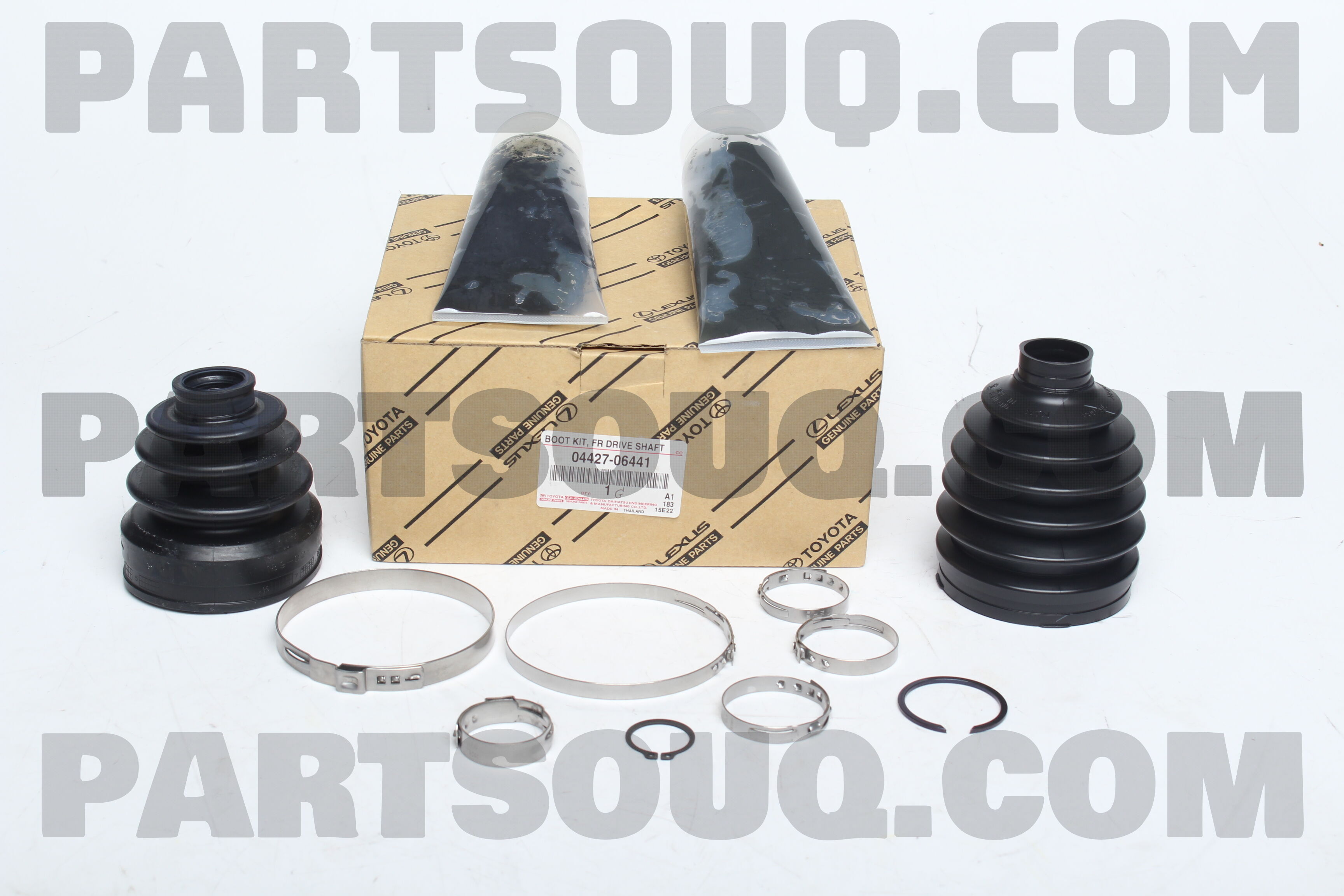 BOOT KIT, FRONT DRIVE SHAFT, IN & OUTBOARD, RH 0442706441 | Toyota