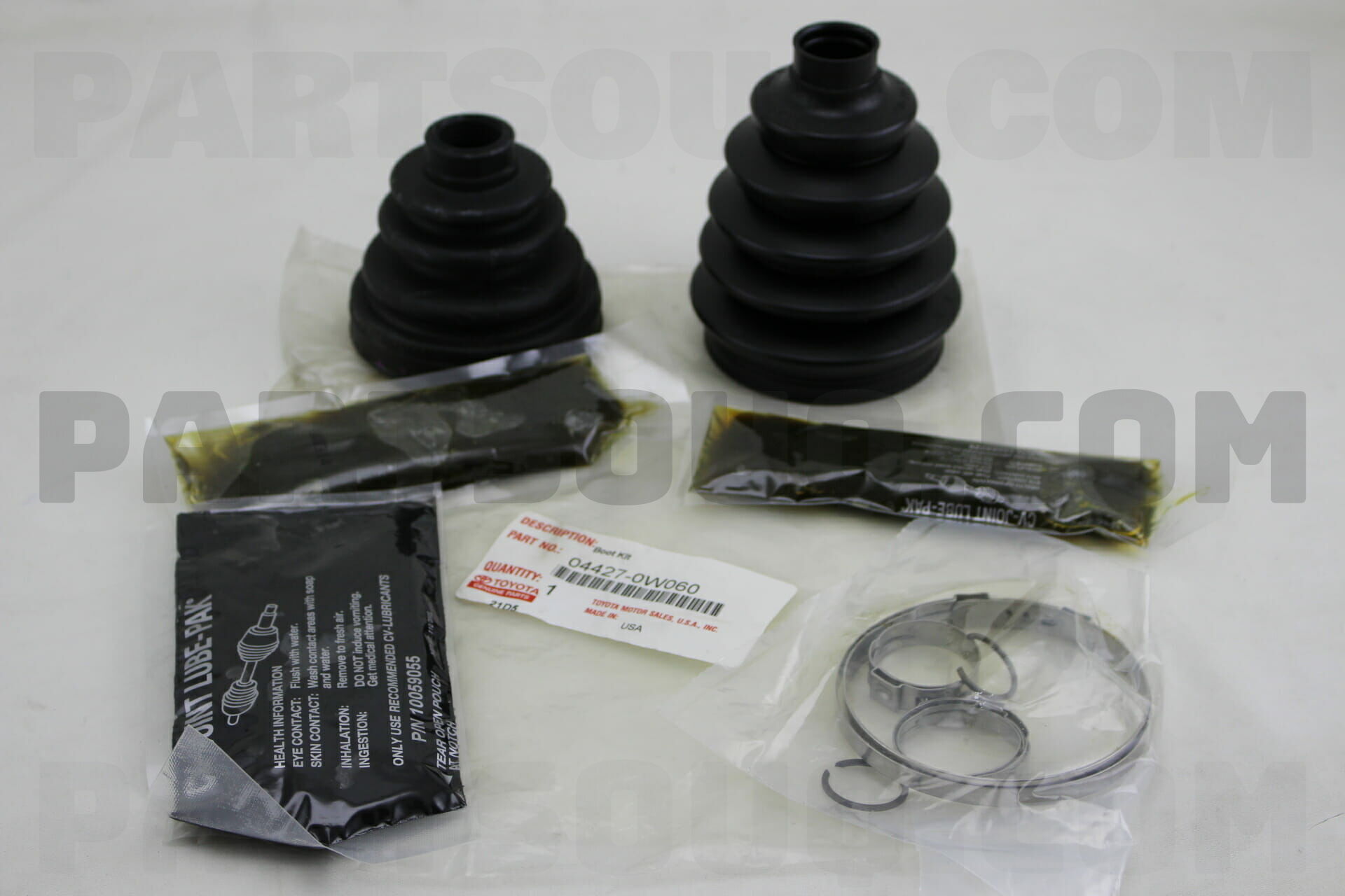 Toyota 04427-0W060 CV Joint Boot Kit 