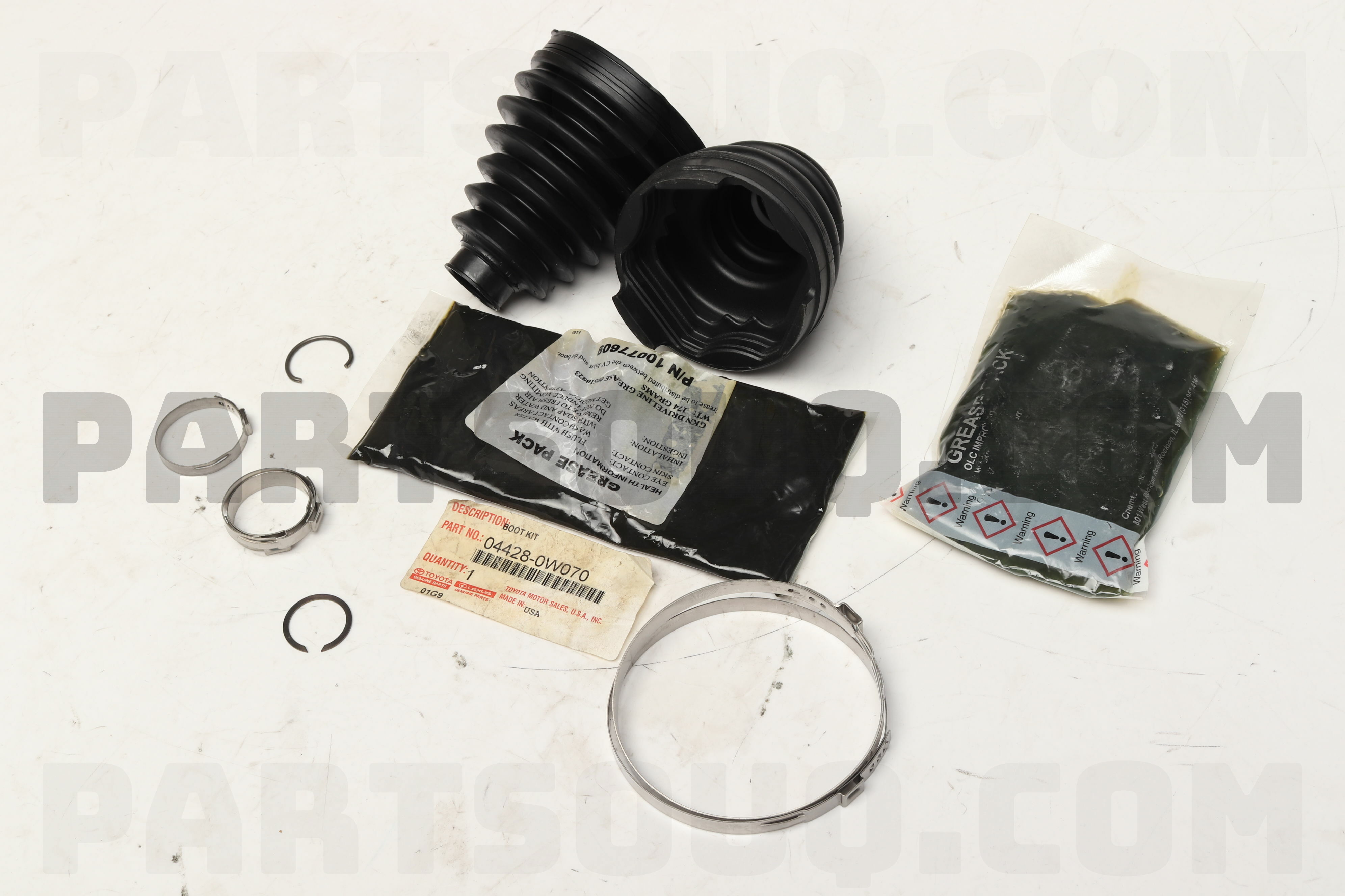 Rear CV Boot Repair Kit (3.4 liter) : Suncoast Porsche Parts