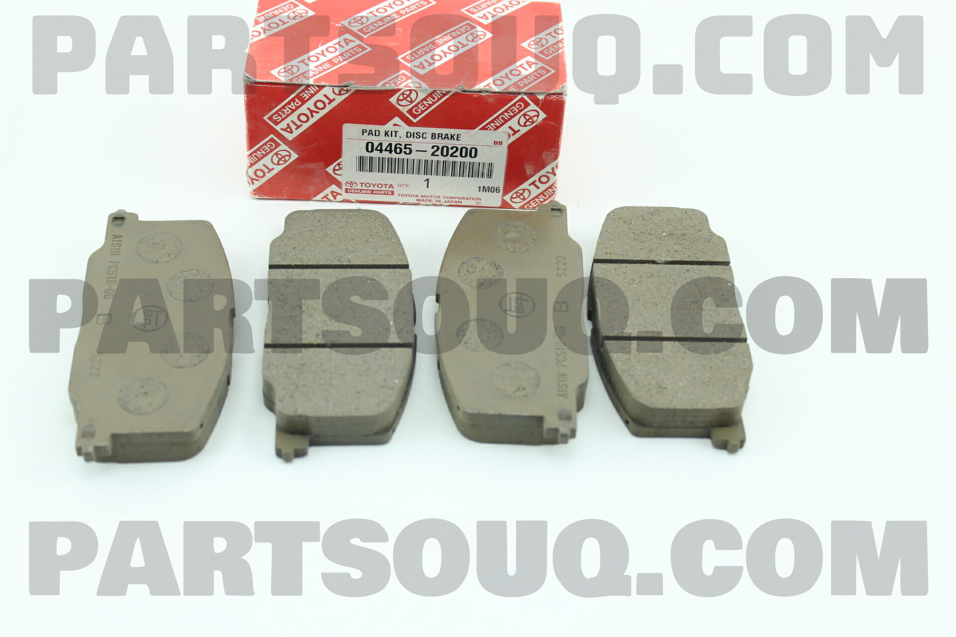PAD KIT, DISC BRAKE, FRONT 0446520200 | Toyota Parts | PartSouq
