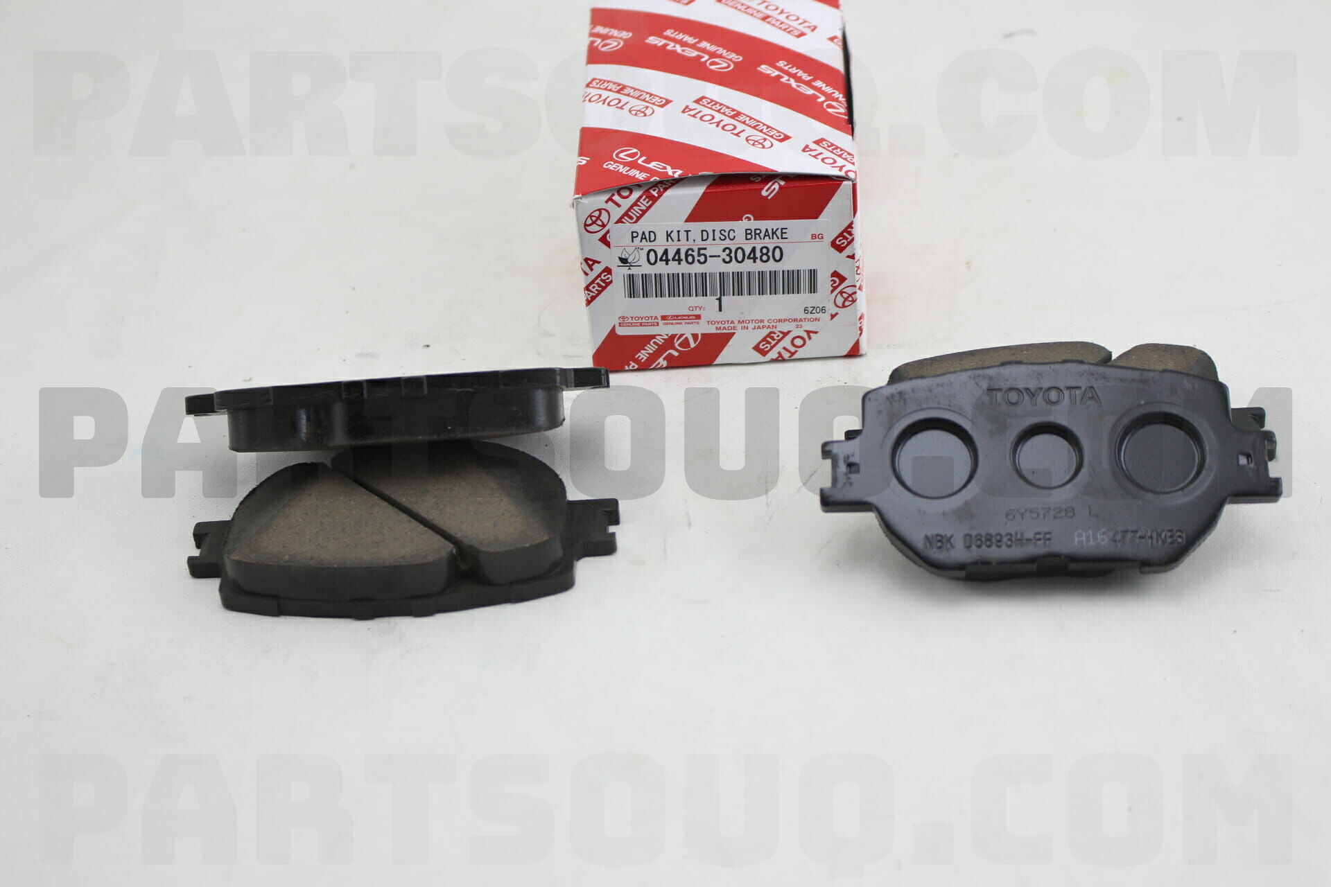 PAD KIT, DISC BRAKE, FRONT 0446530480 | Toyota Parts | PartSouq