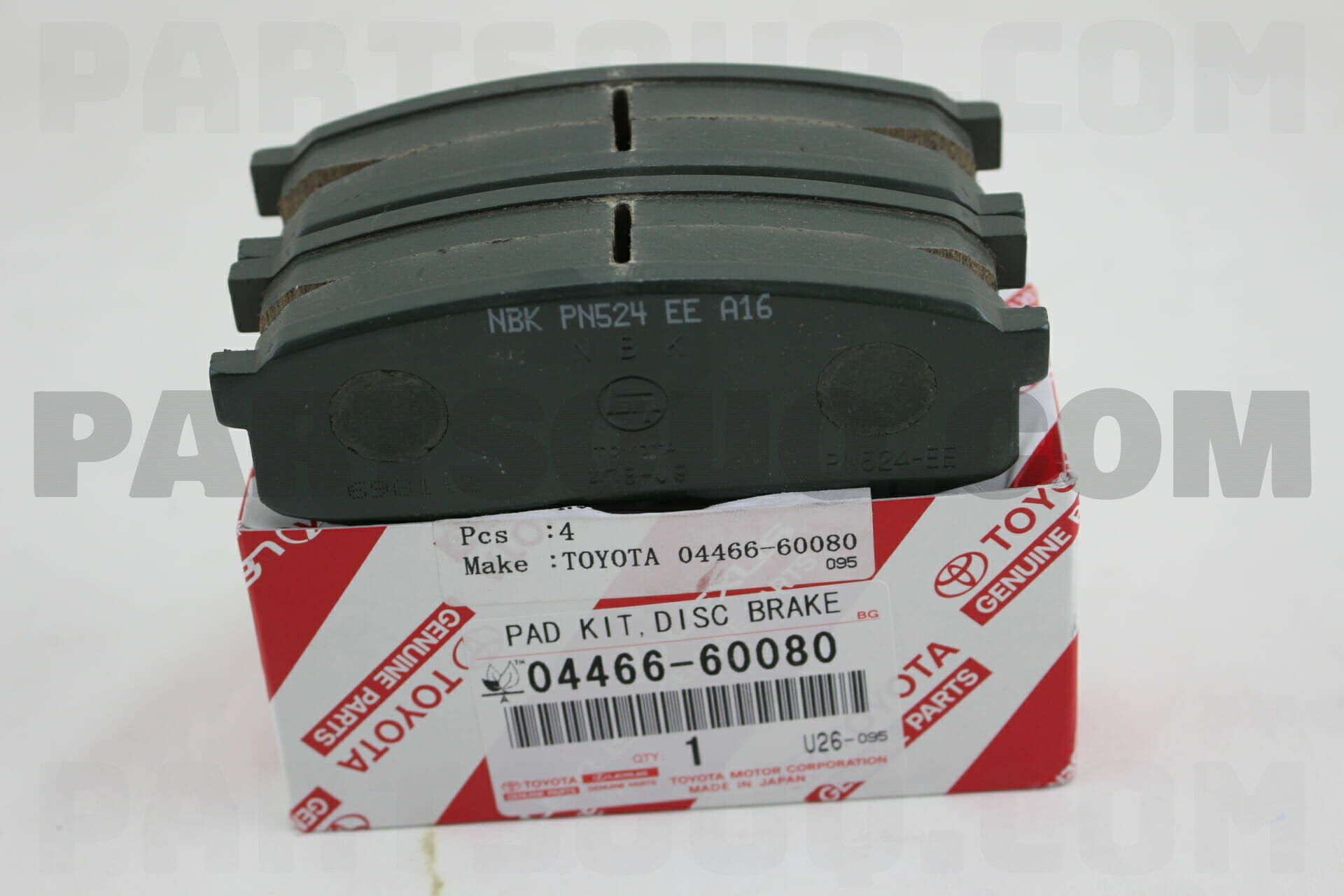 PAD KIT, DISC BRAKE, REAR 0446660080 | Toyota Parts | PartSouq