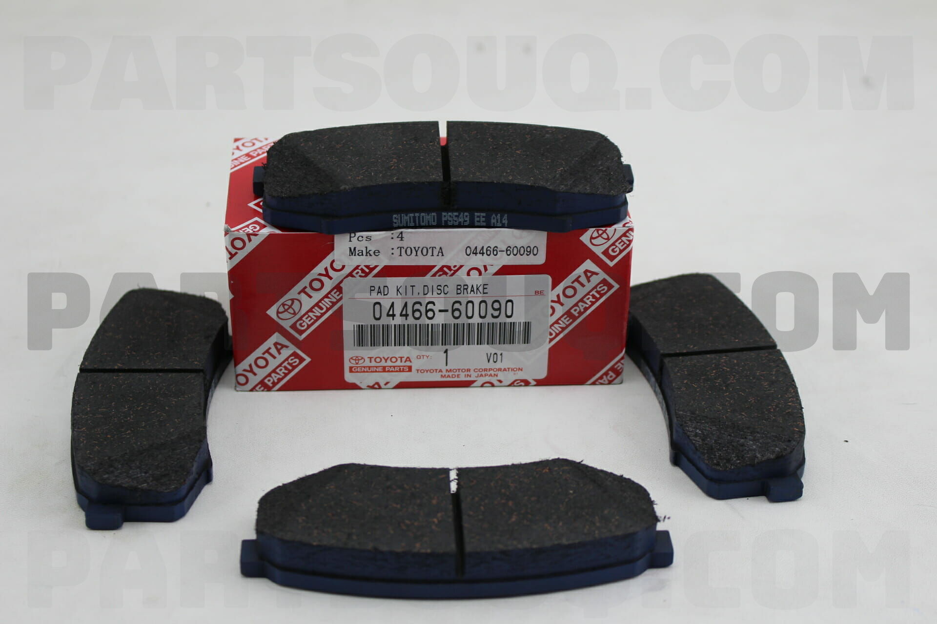 【人気急上昇】 DISC KIT, PAD BRAKE, PartSouq | Parts Toyota | 0446660090 REAR コレクション
