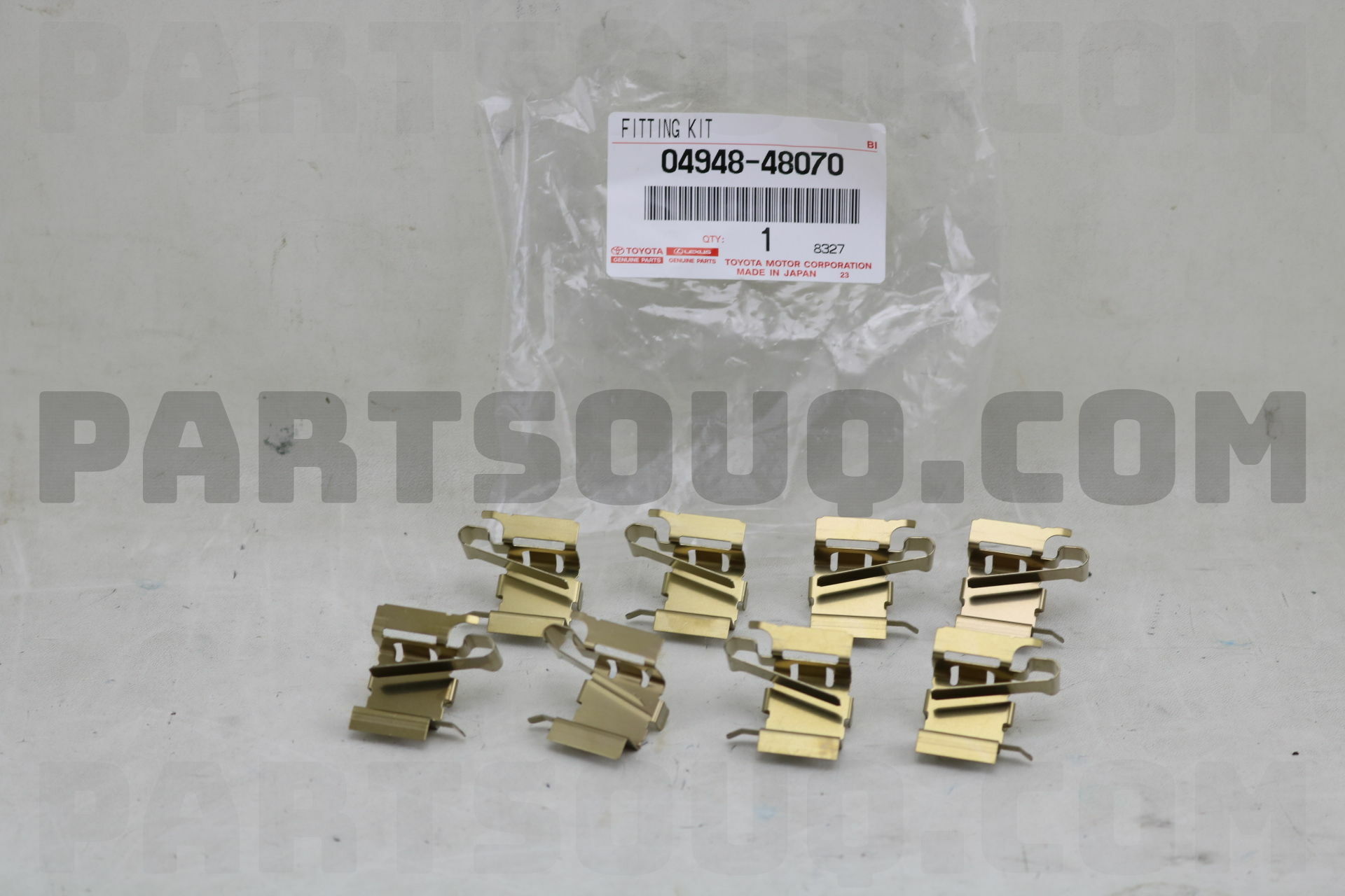 2021 Toyota SEQUOIA Disc Brake Anti-Rattle Clip Set - 0494848040