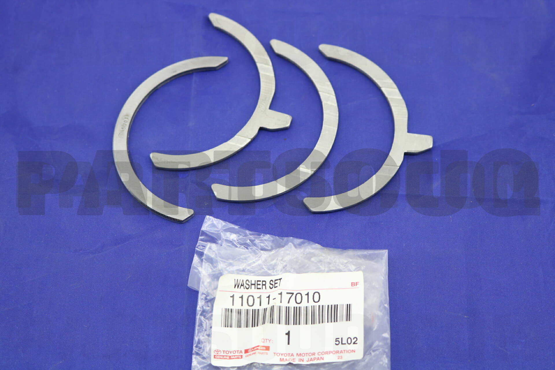 WASHER SET, CRANKSHAFT THRUST 1101117010 | Toyota Parts