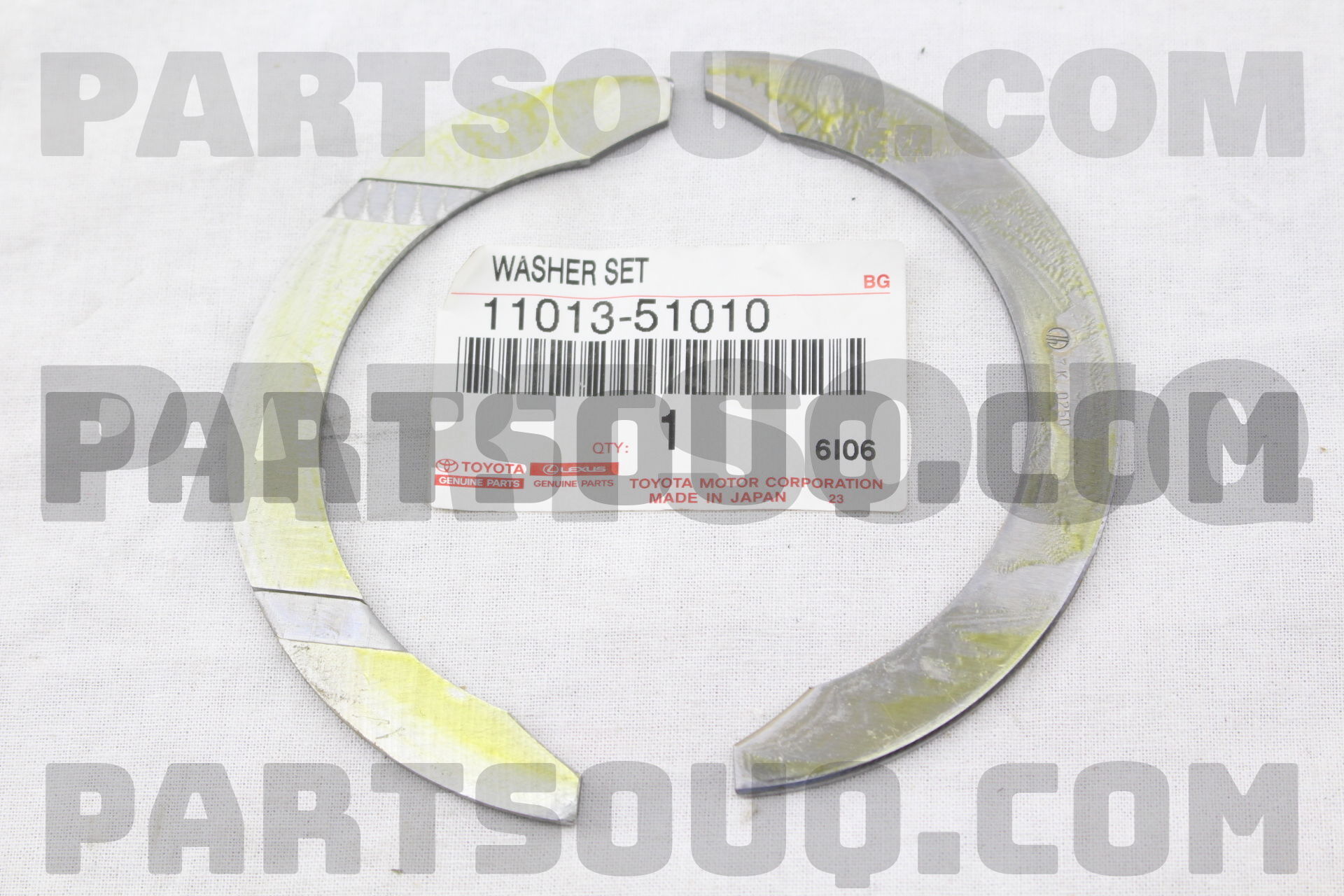 WASHER SET, CRANKSHAFT THRUST 1101351010 | Toyota Parts | PartSouq
