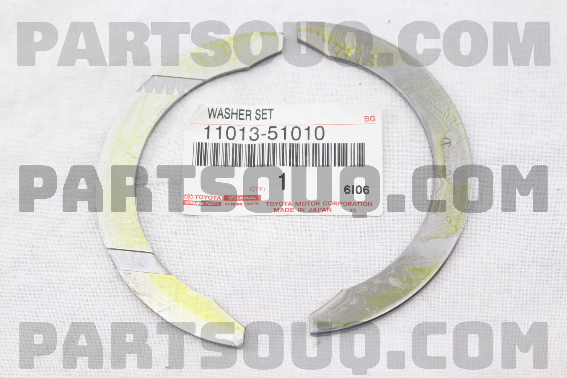 WASHER SET, CRANKSHAFT THRUST 1101351010 | Toyota Parts | PartSouq