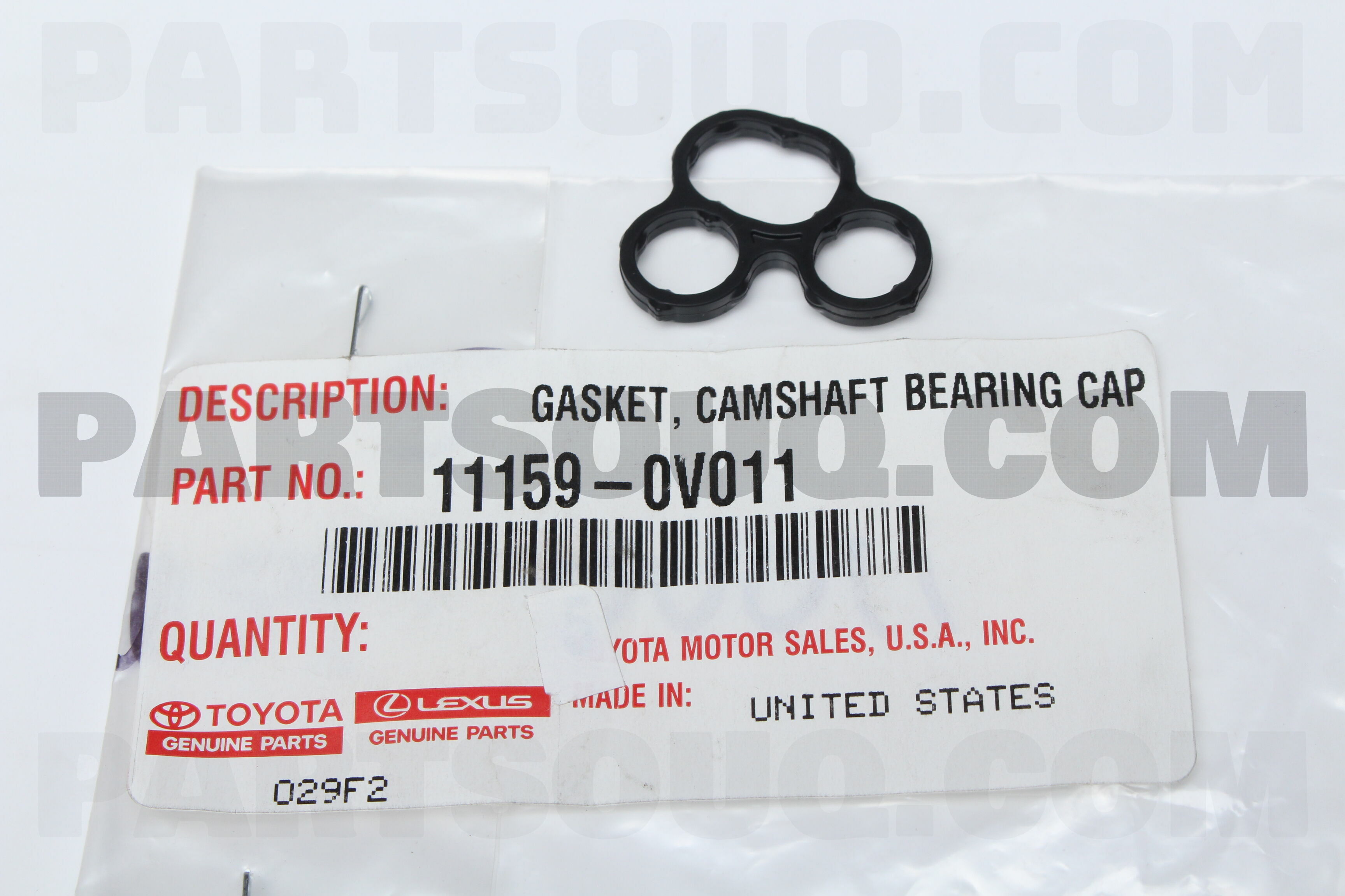 Bearing Cap Oil Hole Gasket 11159-37010 Compatible With Toyota Corolla