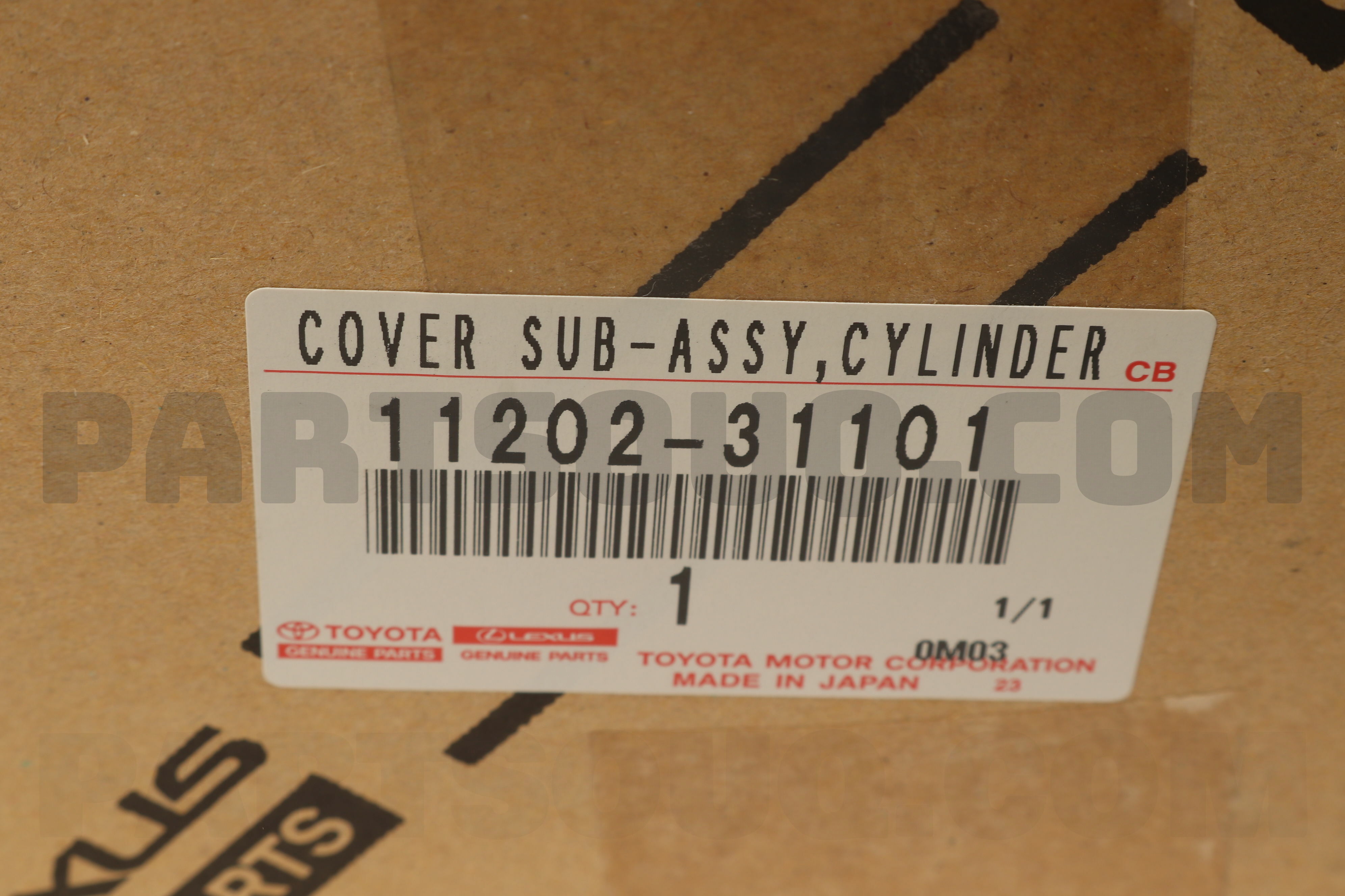 COVER SUB-ASSY 1120231101 | Toyota Parts | PartSouq