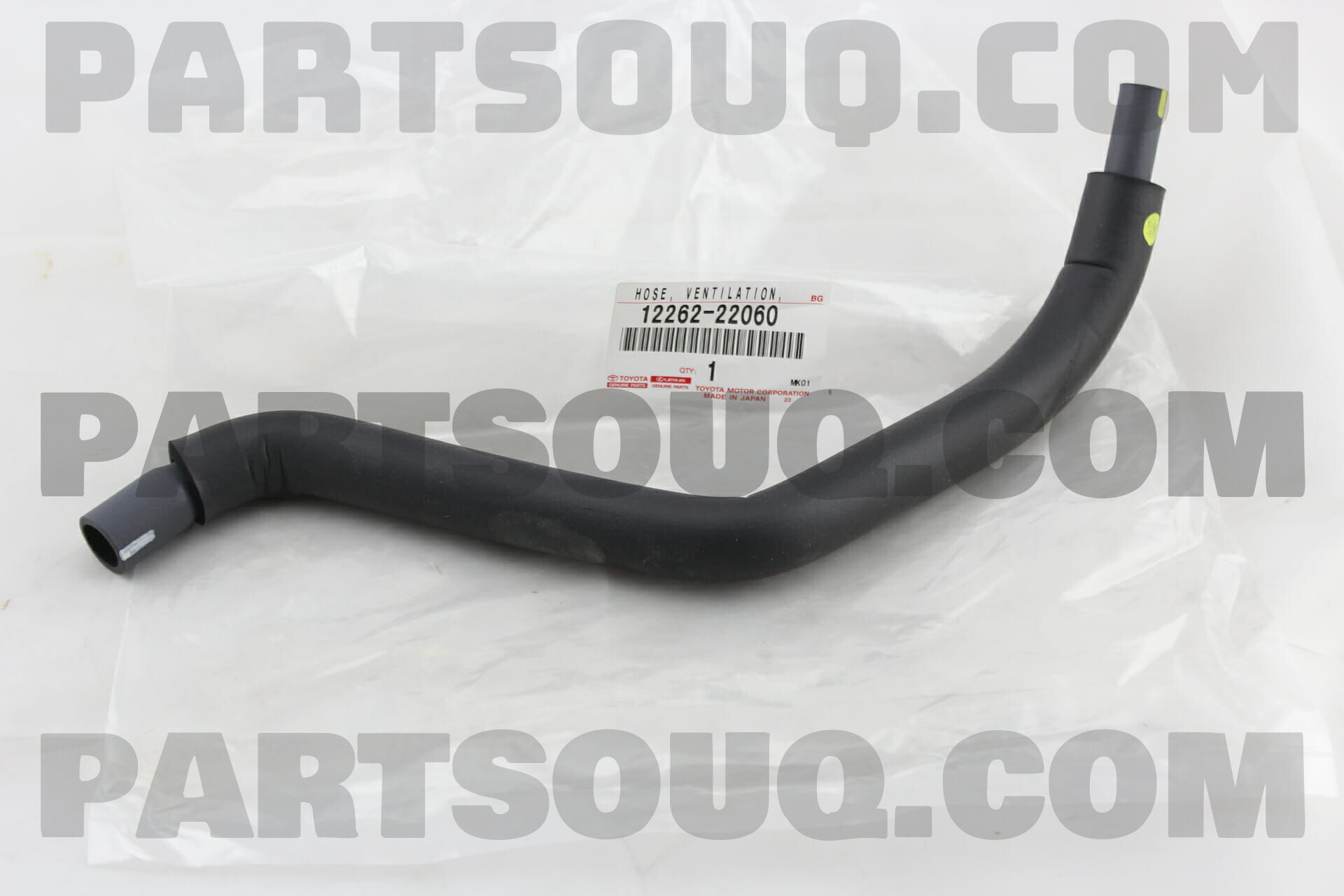 HOSE, VENTILATION, NO.2 1226222060 | Toyota Parts | PartSouq