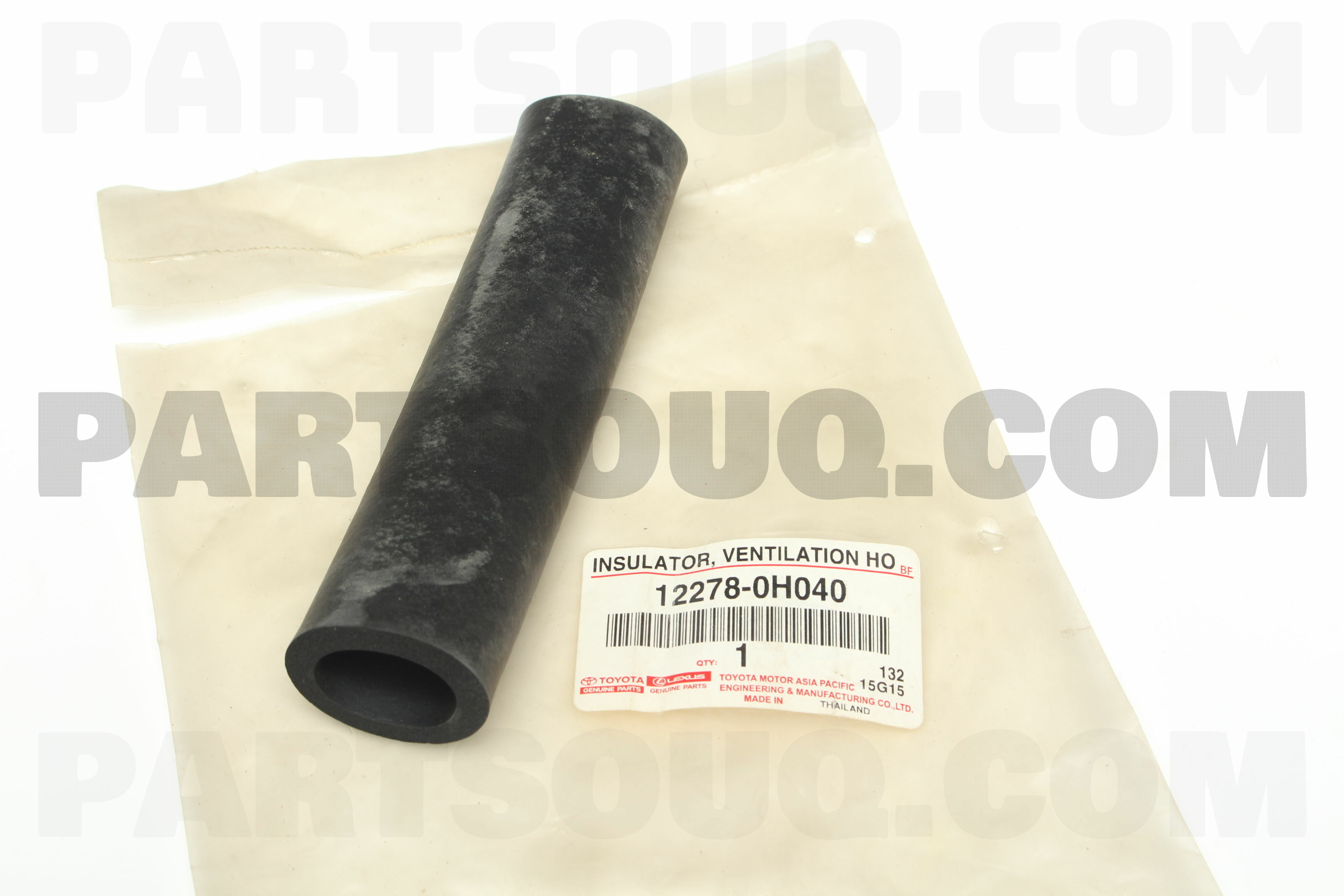 INSULATOR, VENTILATION HOSE HEAT 122780H040 | Toyota Parts