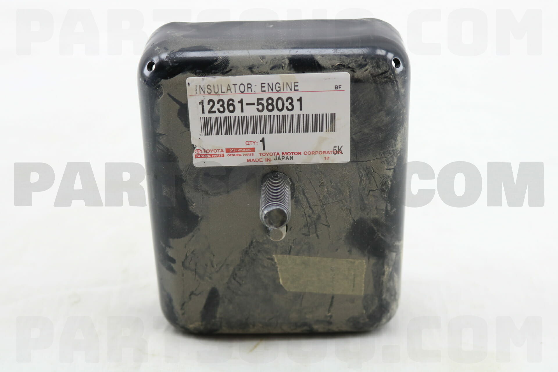 INSULATOR, ENGINE MOUNTING, FRONT 1236158031 | Toyota Parts