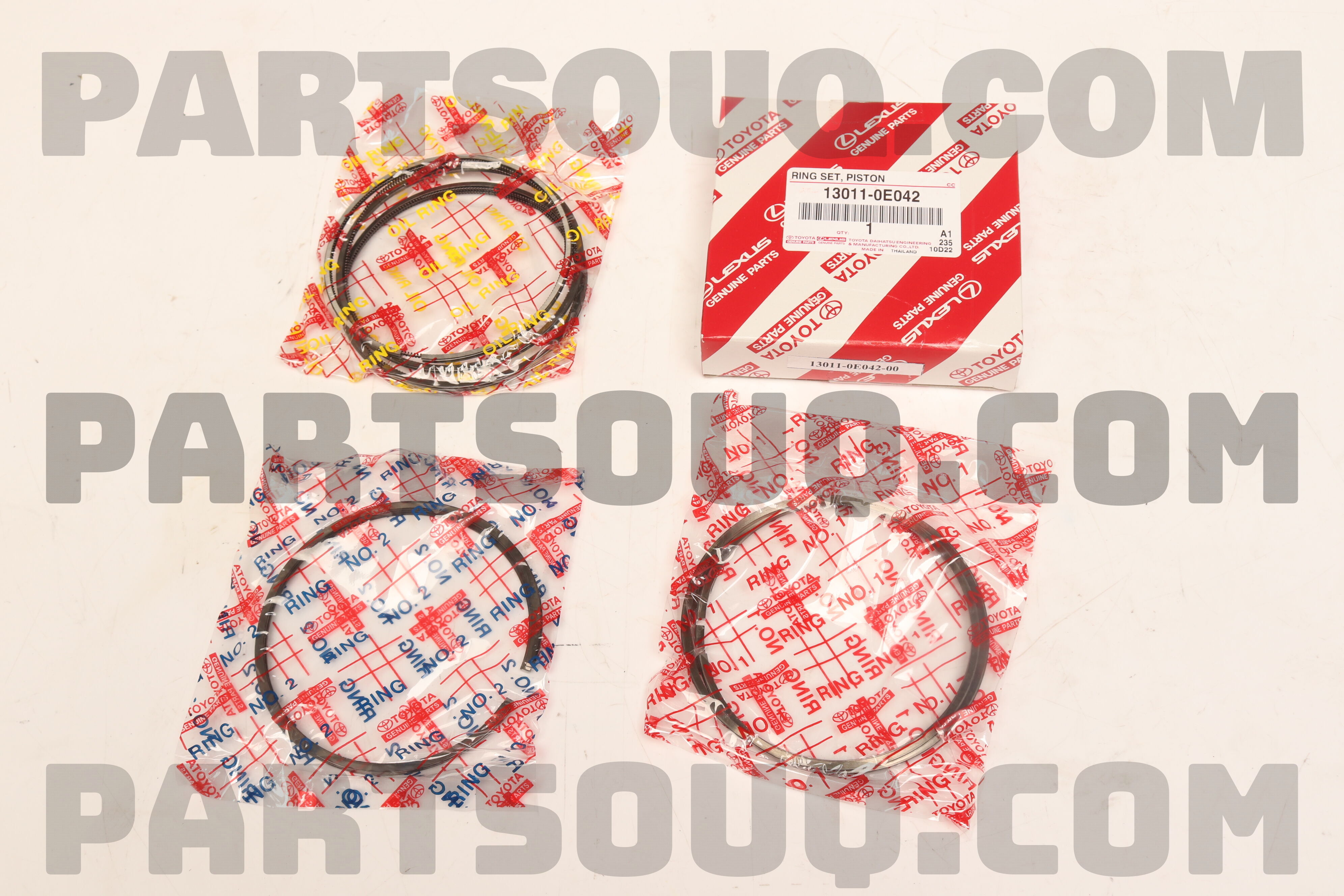 RING SET PISTON 130110E042 | Toyota Parts | PartSouq