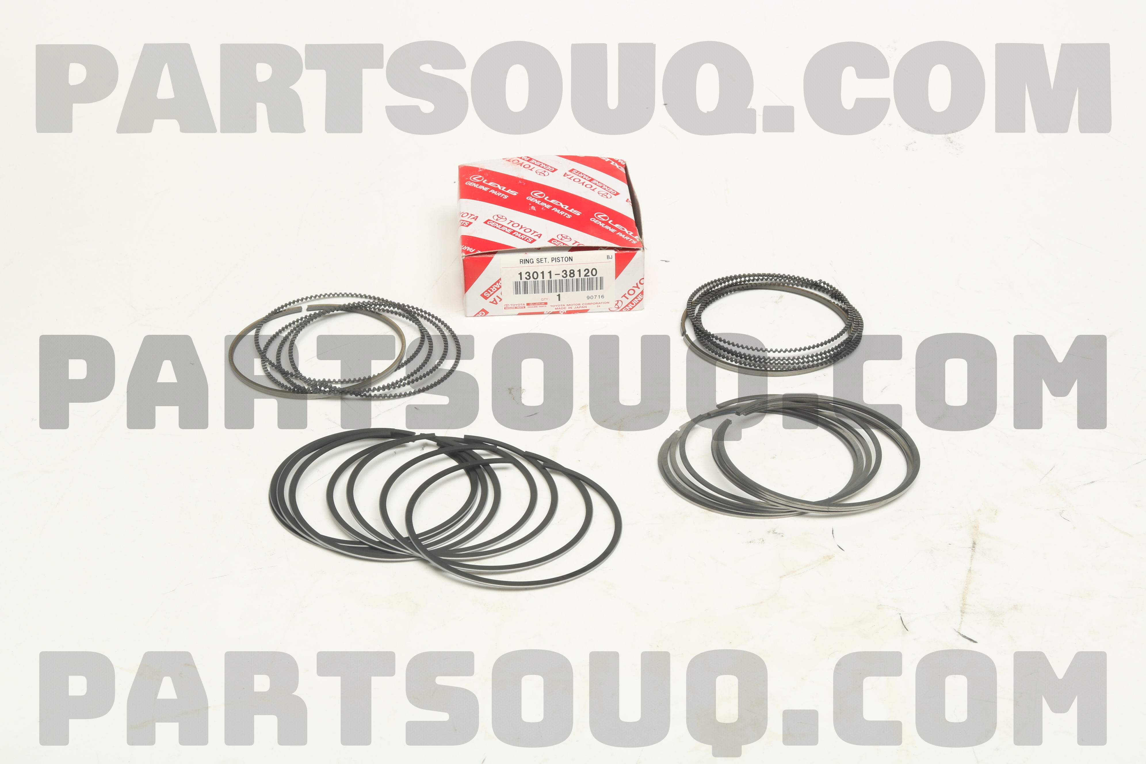 RING SET, PISTON 1301138120 | Toyota Parts | PartSouq