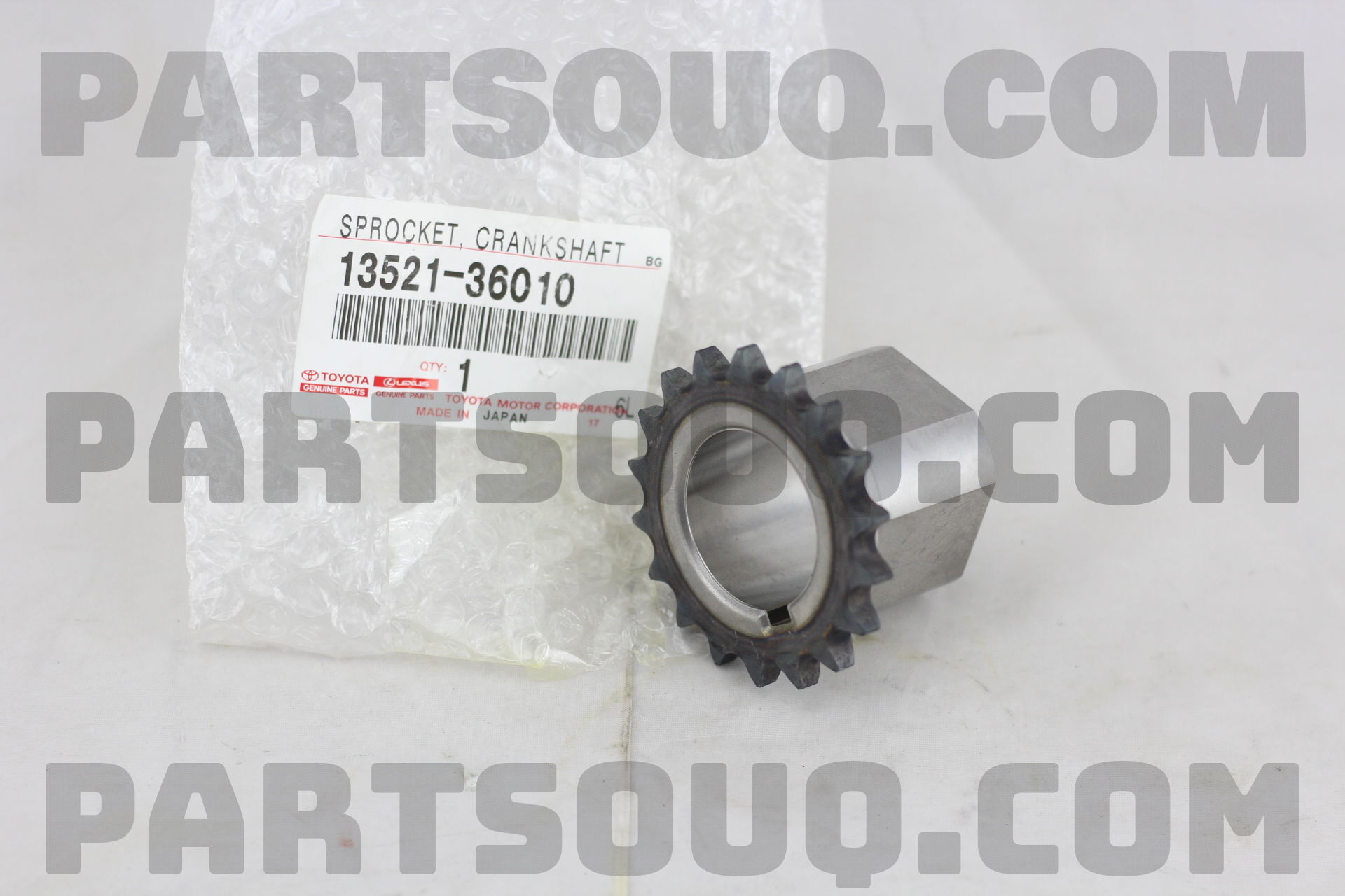 GEAR OR SPROCKET, CRANKSHAFT TIMING 1352136010 | Toyota Parts