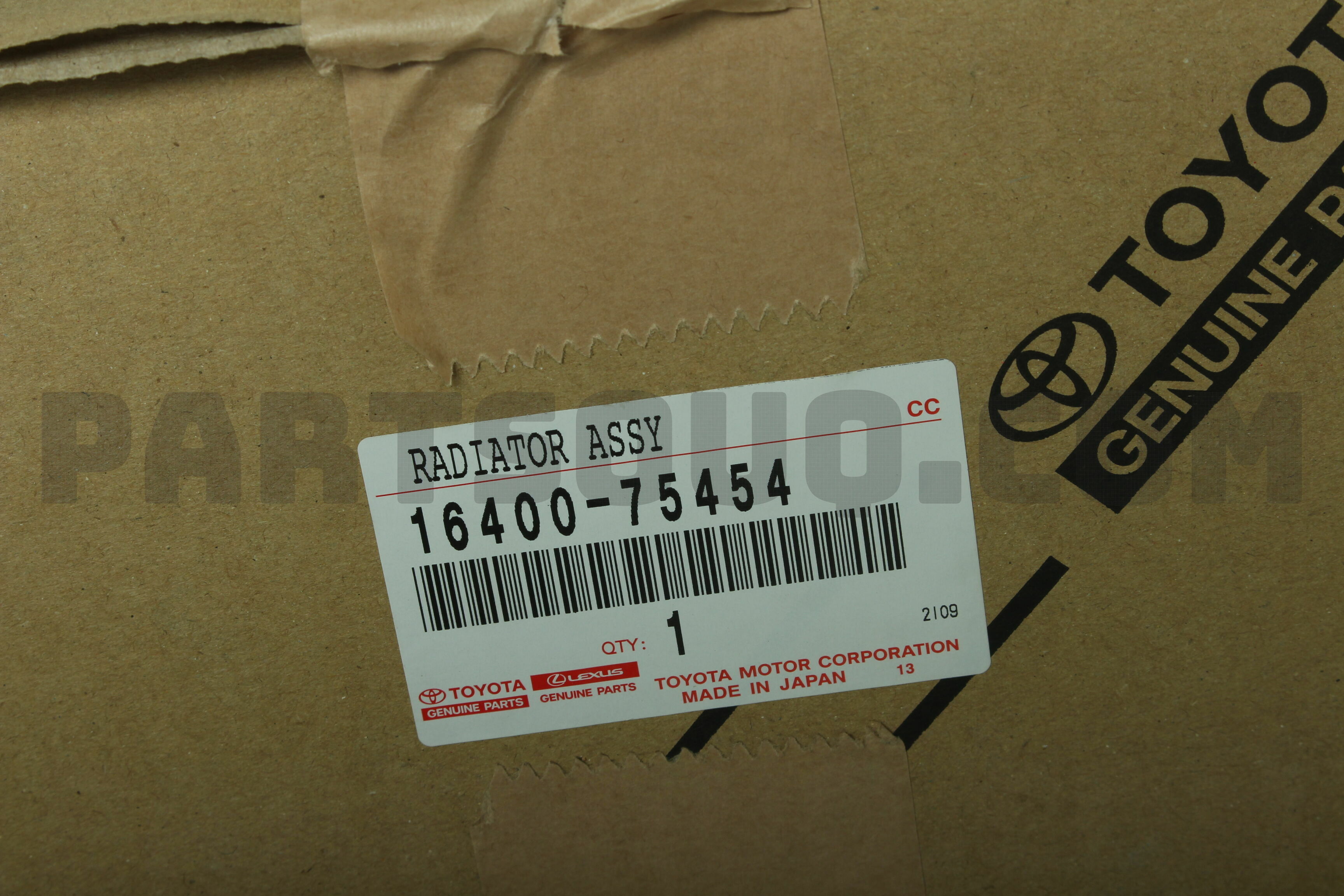 RADIATOR ASSY 1640075454 | Toyota Parts | PartSouq