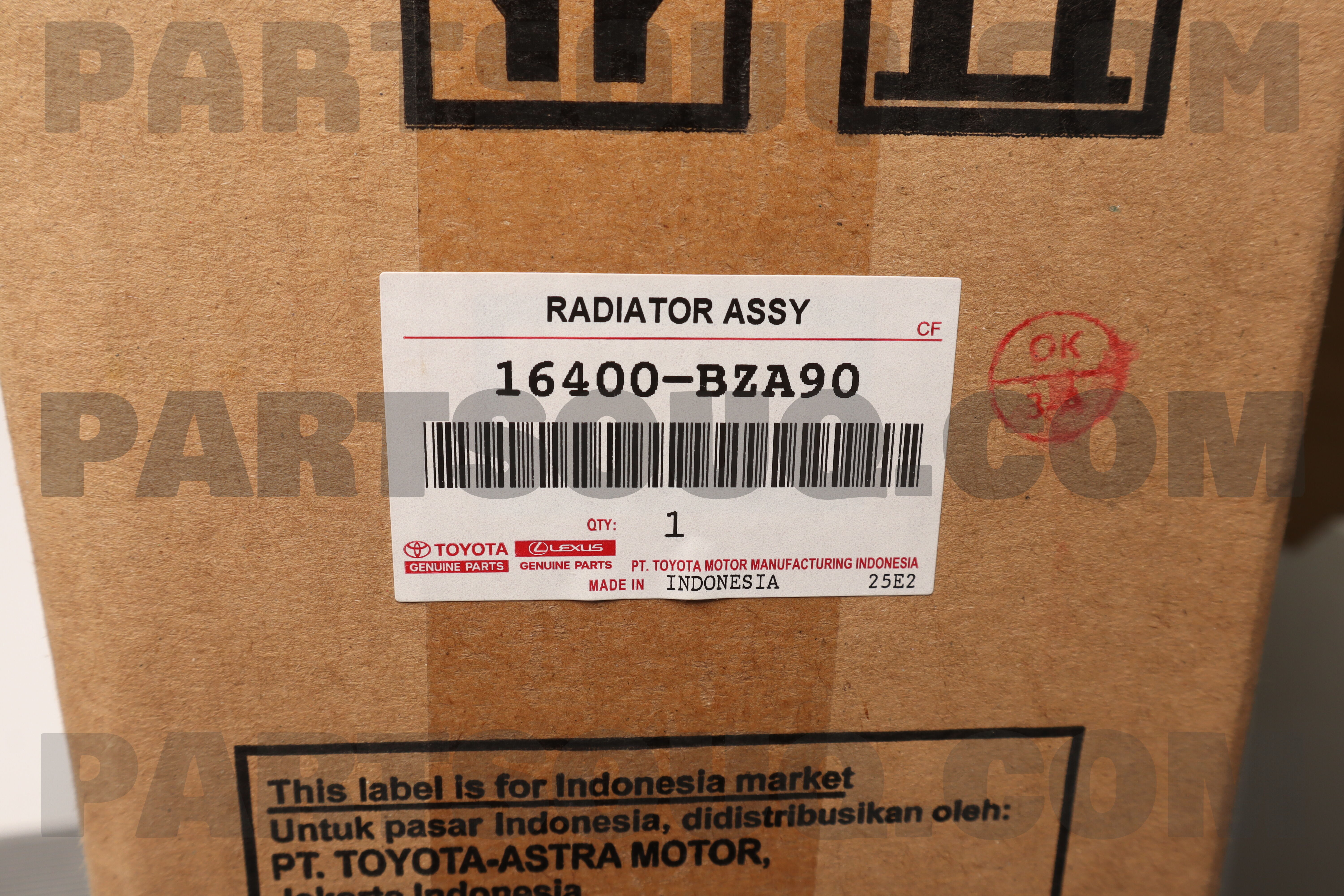 RADIATOR ASSY 16400BZA90 | Toyota Parts | PartSouq