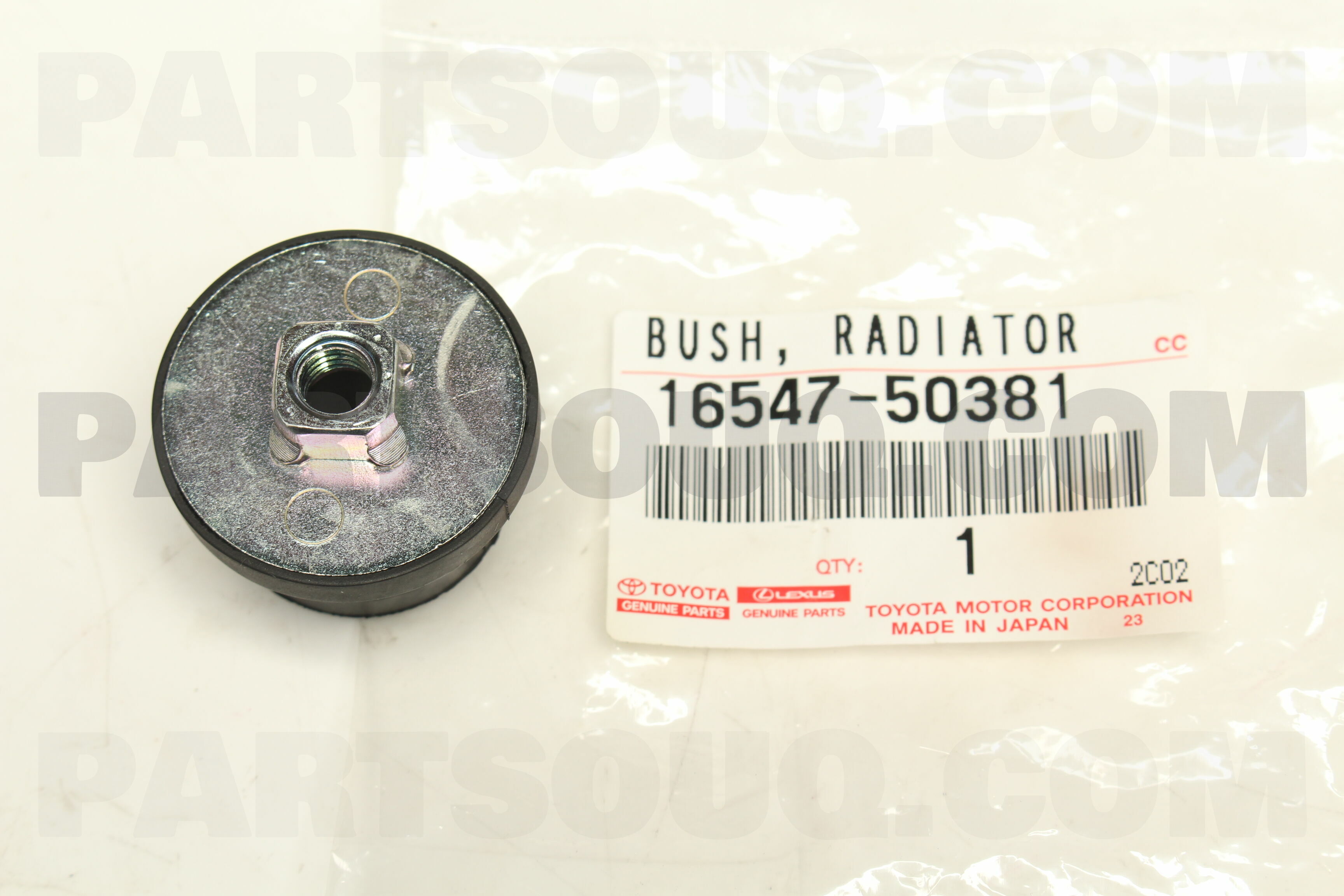 BUSH, RADIATOR SUPPORT, NO.1 1654750381 | Toyota Parts