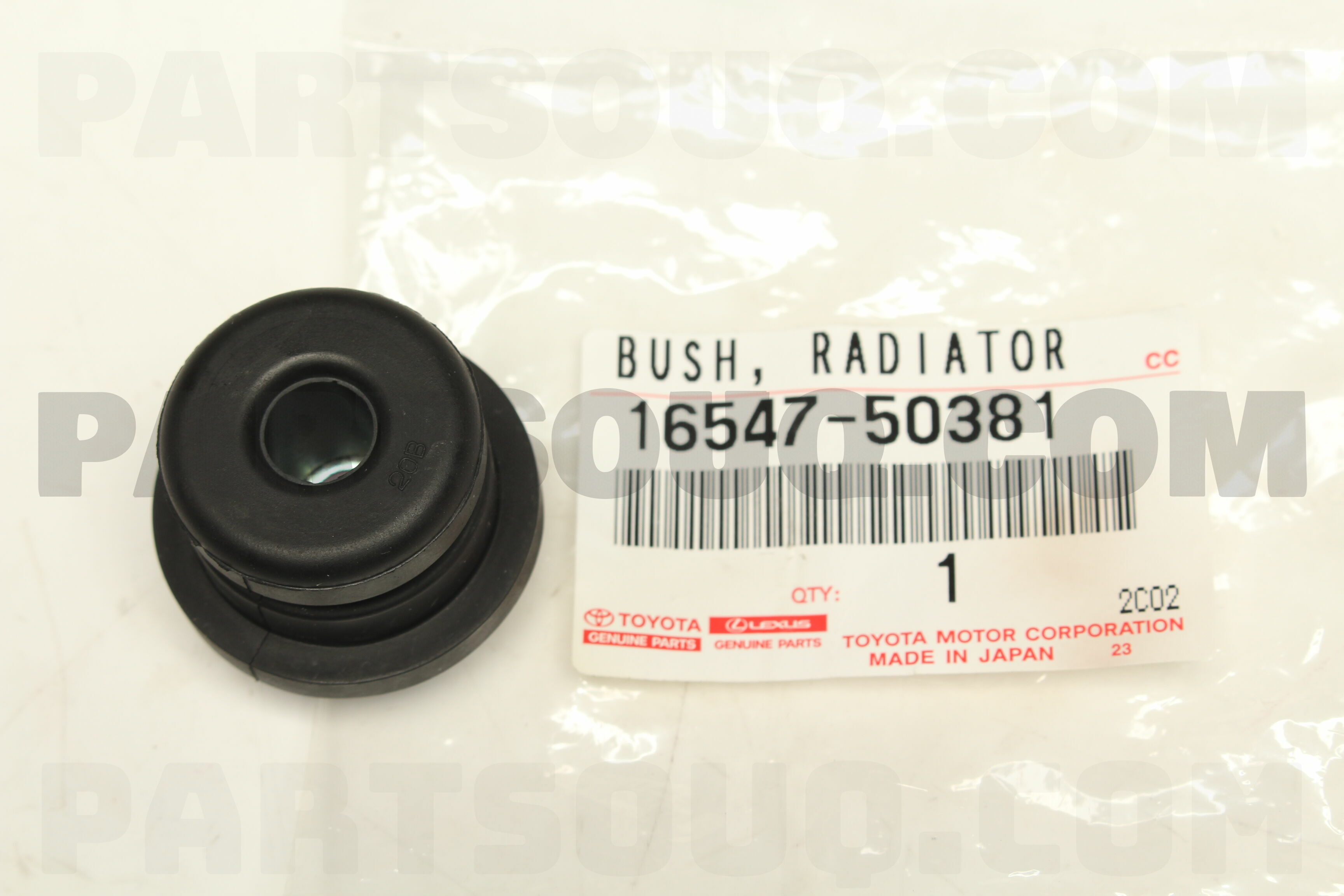 BUSH, RADIATOR SUPPORT, NO.1 1654750381 | Toyota Parts