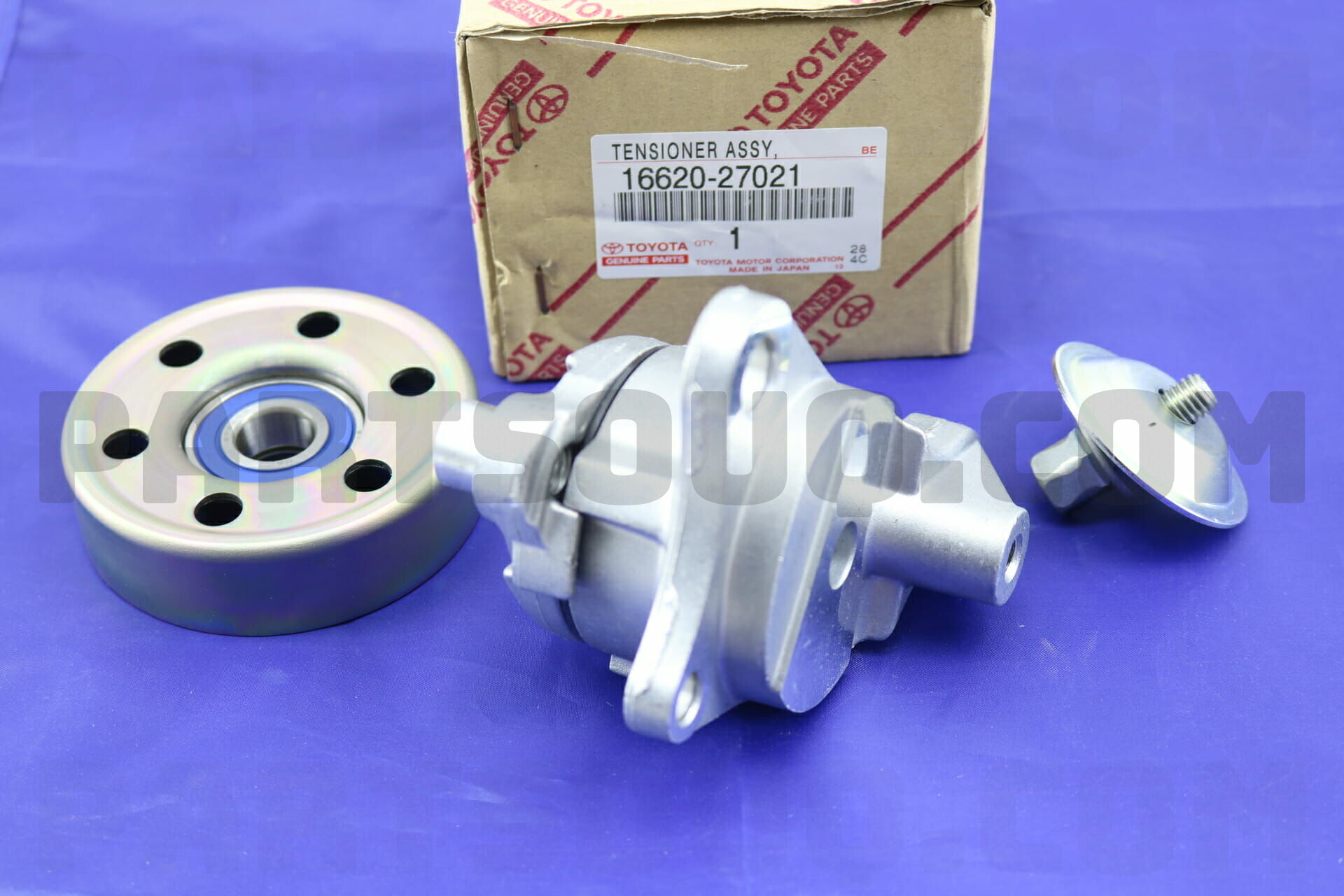 TENSIONER ASSY, VRIBBED BELT 1662027021 Toyota Parts PartSouq