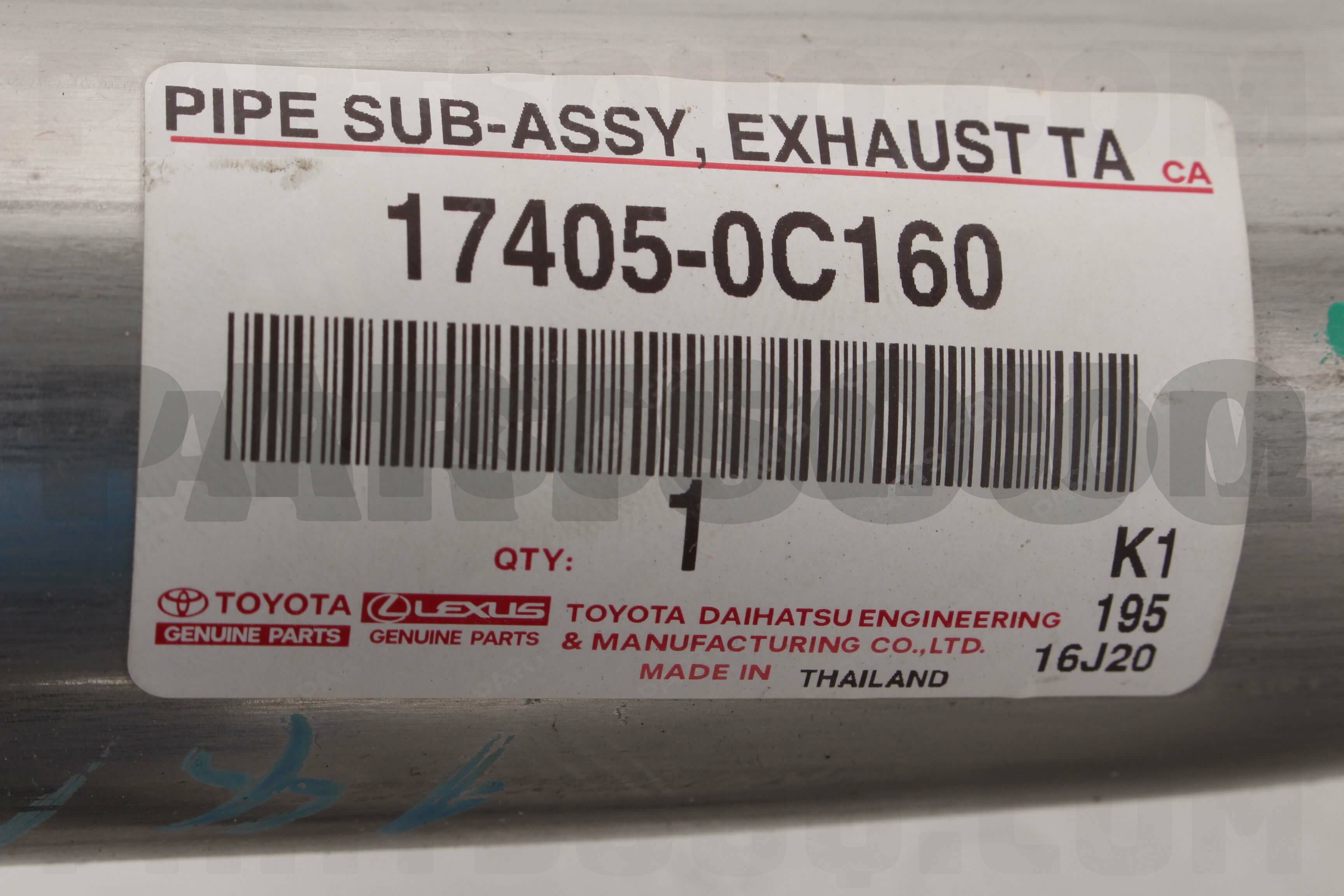 春のコレクション 174050C160 SUB-ASSY PIPE | PartSouq | Parts Toyota ベッドフレーム