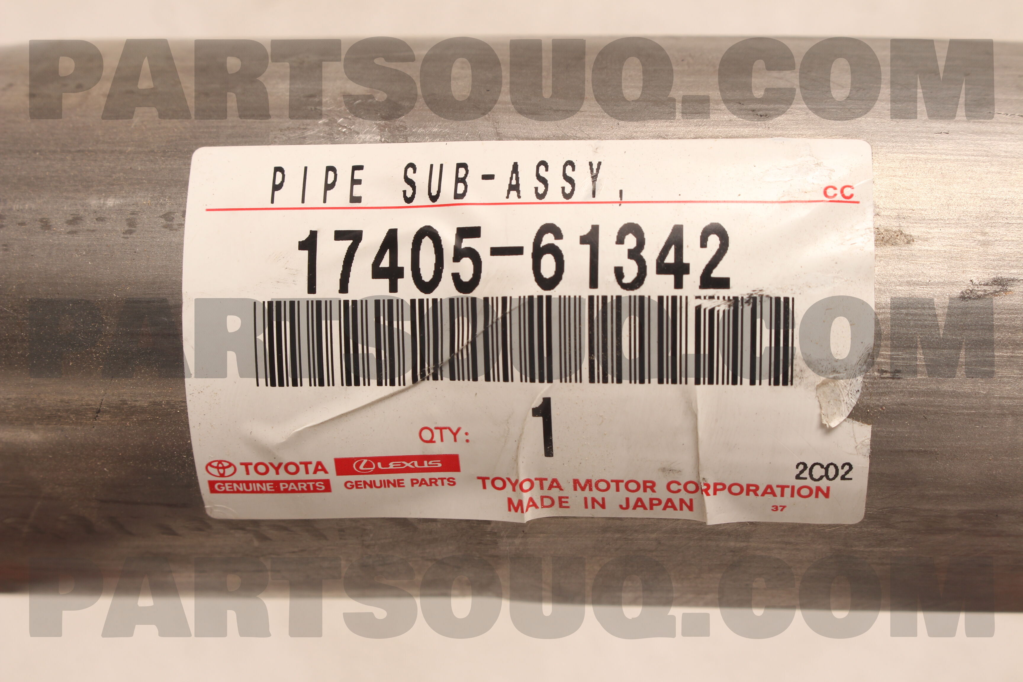 PIPE ASSY, EXHAUST, TAIL 1740561341 | Toyota Parts | PartSouq