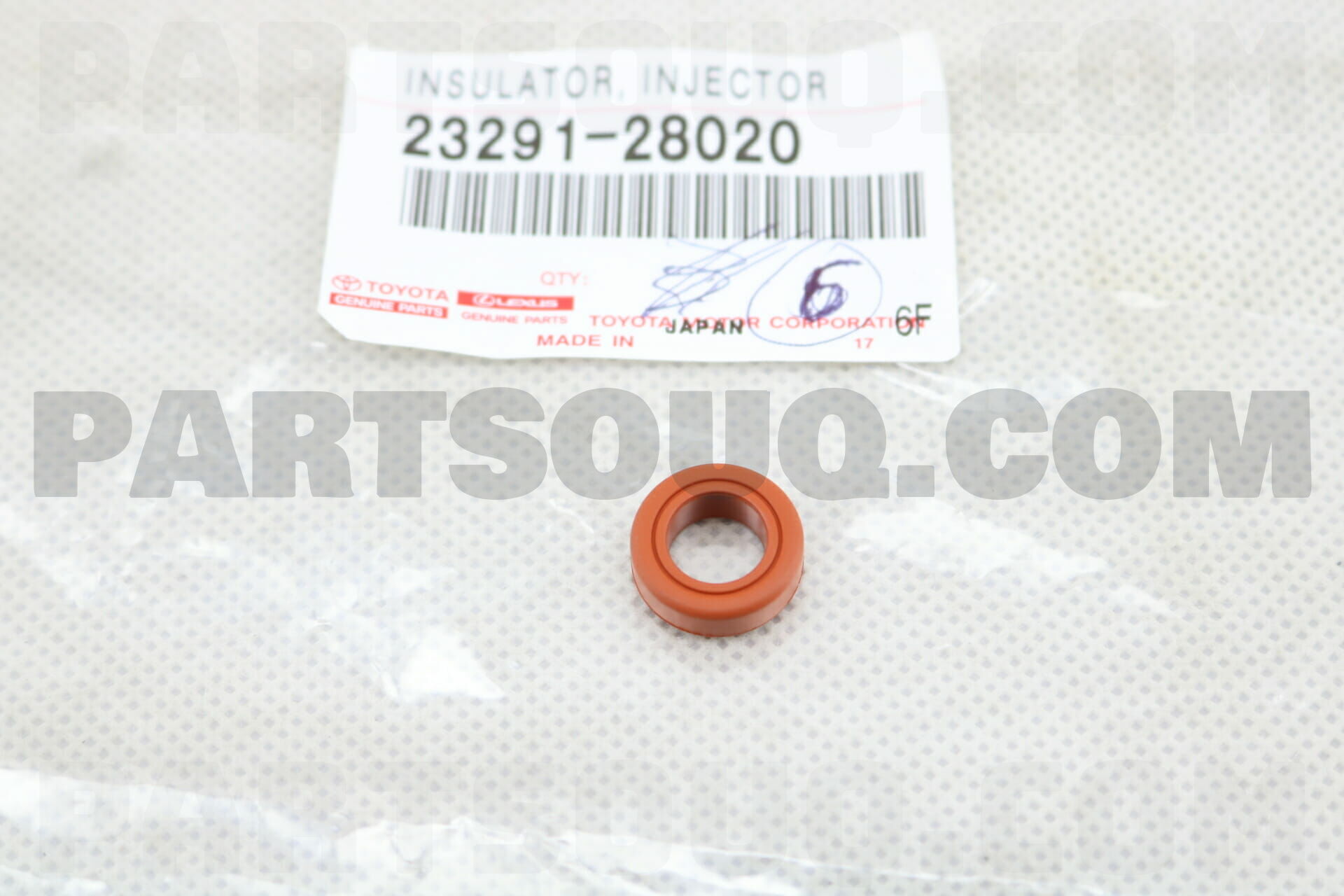 INSULATOR, INJECTOR VIBRATION 2329128020 Toyota Parts PartSouq