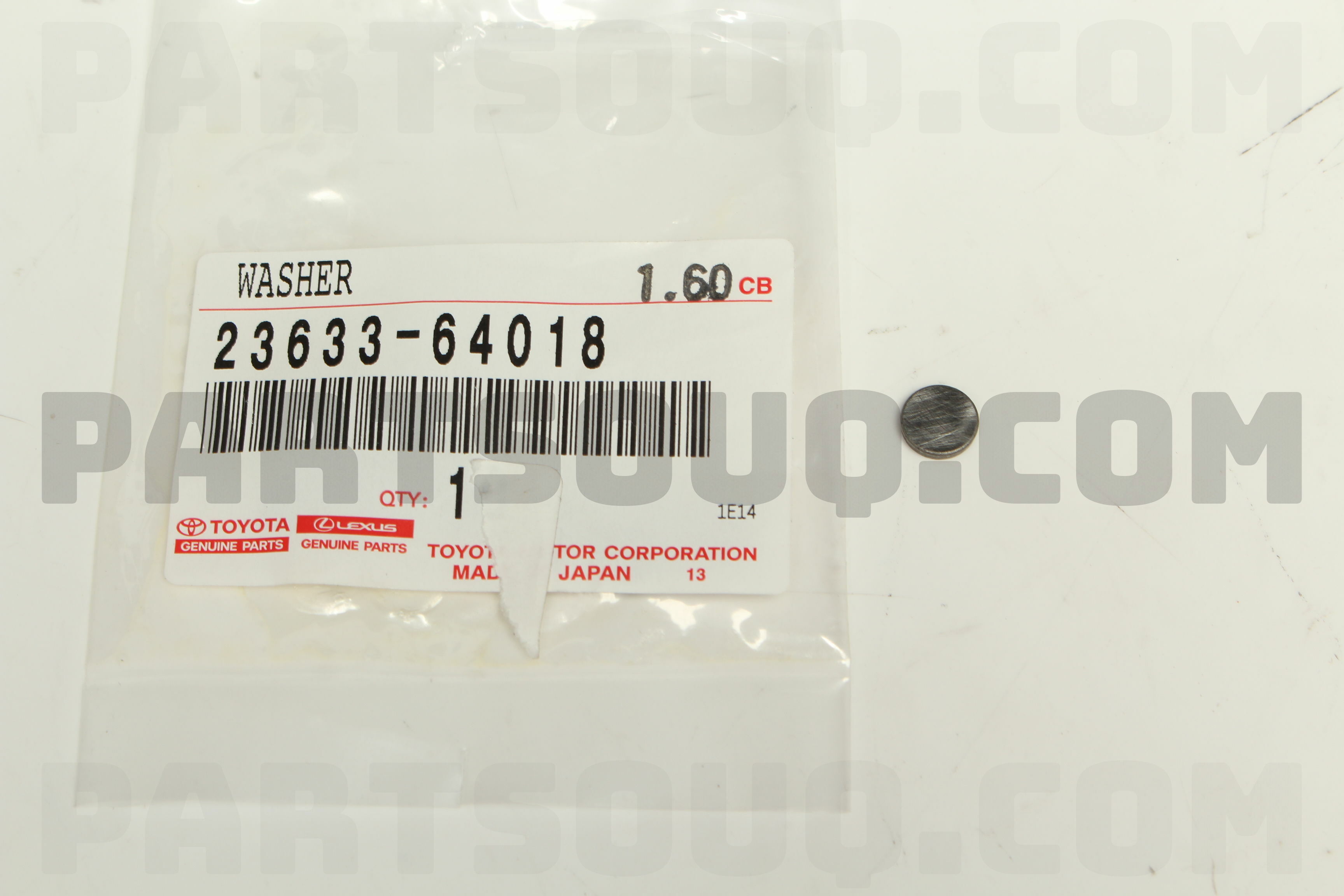 WASHER(FOR NOZZLE HOLDER PRESSURE SPRING) 2363364018
