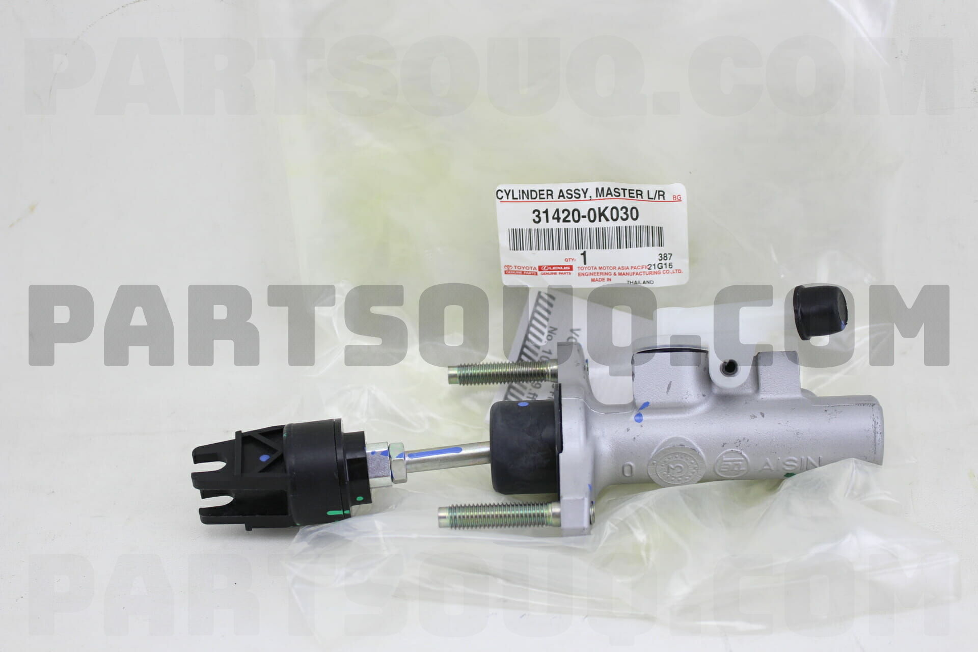 CYLINDER ASSY, CLUTCH MASTER 314200K030 | Toyota Parts
