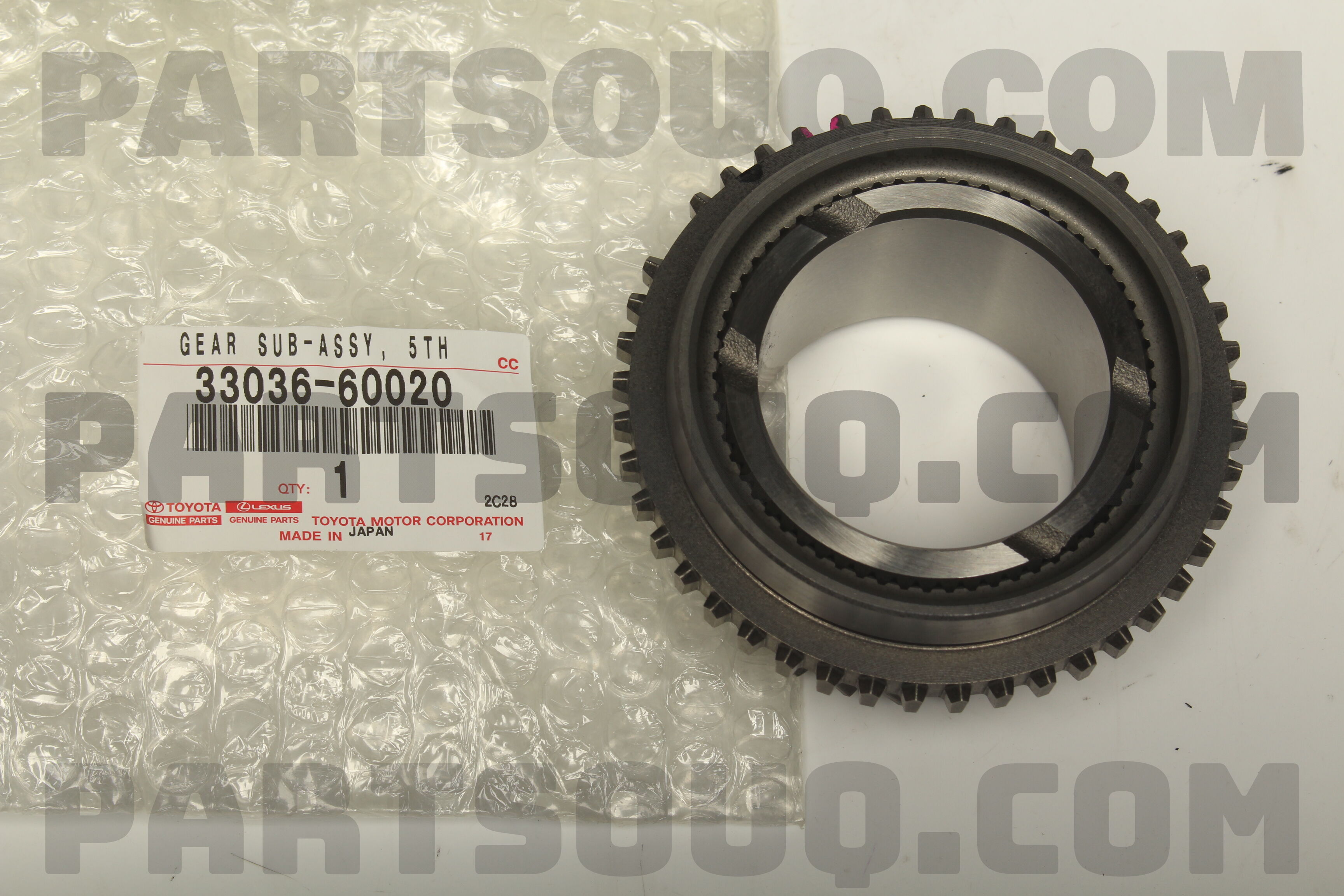 GEAR SUB-ASSY, 5TH 3303660020 | Toyota Parts | PartSouq