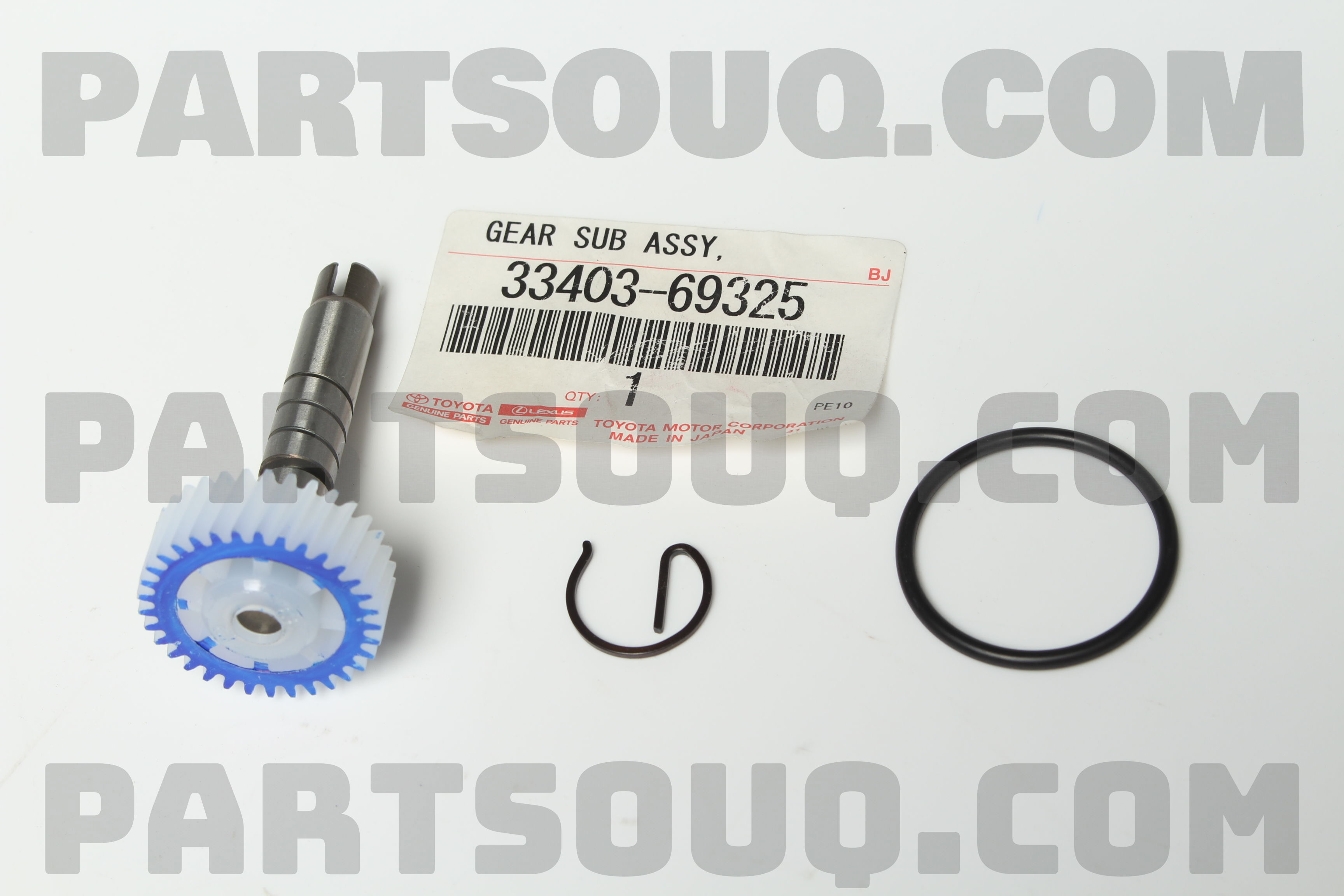 GEAR SUB-ASSY, SPEEDOMETER DRIVEN (ATM) 3340369325 | Toyota Parts ...
