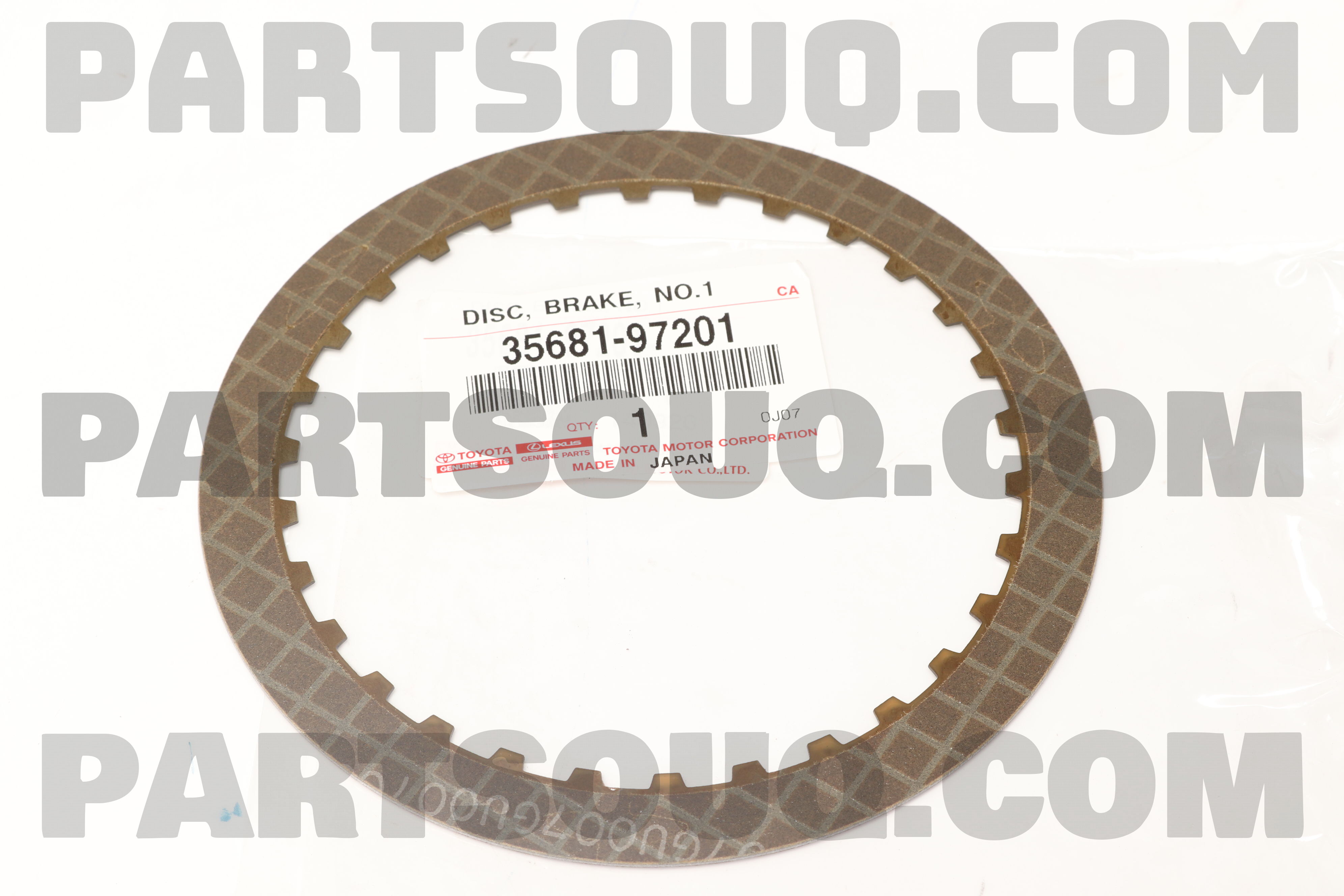 DISC, BRAKE, NO.1 3568197201 | Toyota Parts | PartSouq