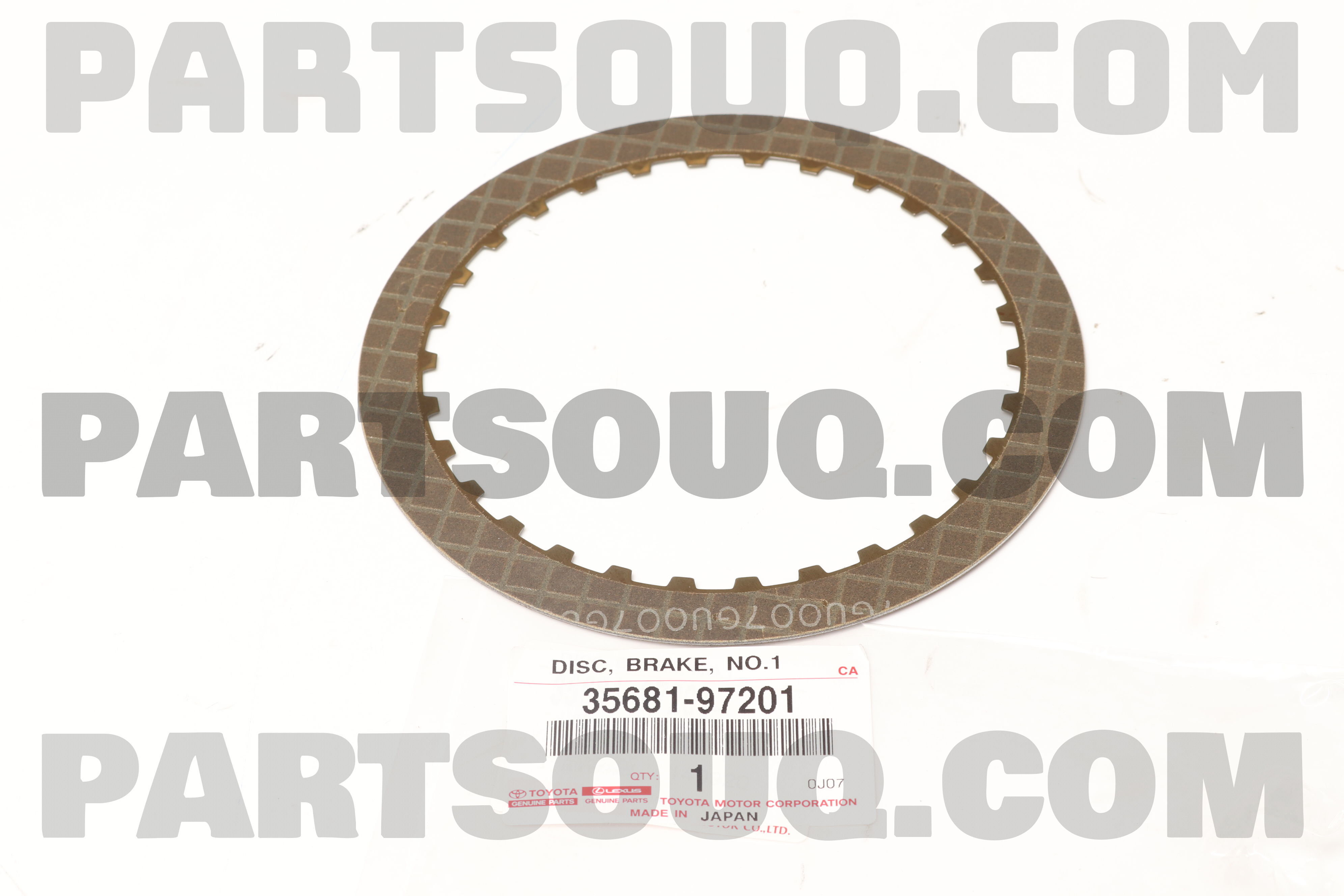 DISC, BRAKE, NO.1 3568197201 | Toyota Parts | PartSouq