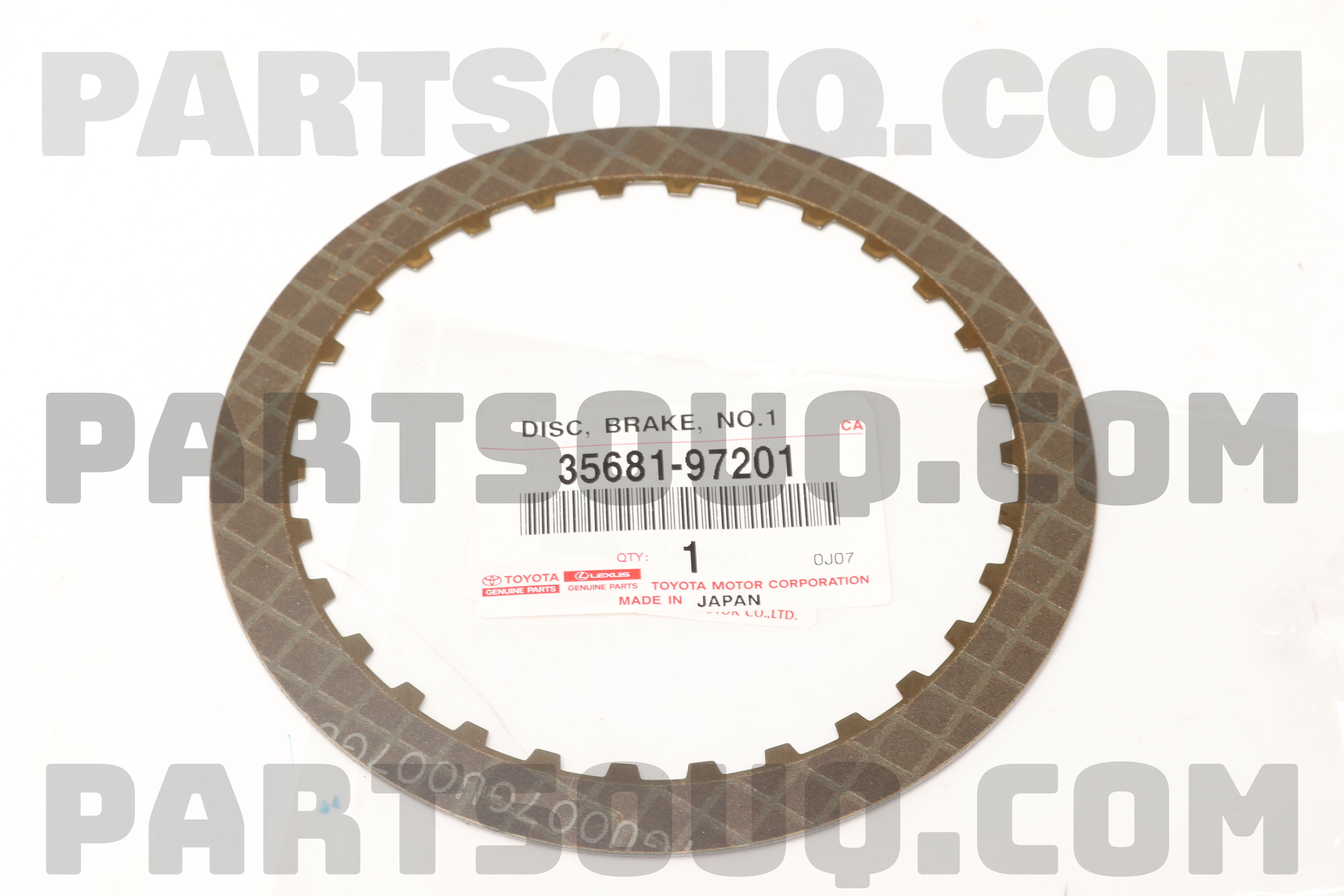 DISC, BRAKE, NO.1 3568197201 | Toyota Parts | PartSouq