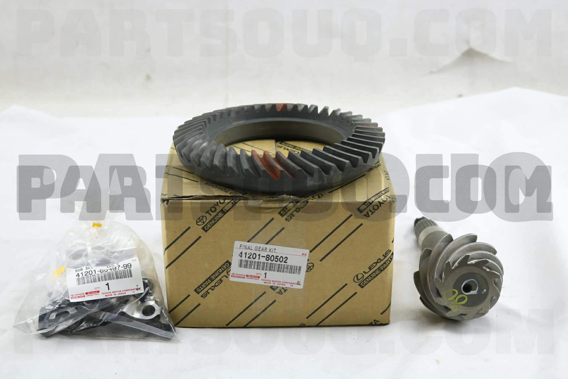 FINAL GEAR KIT, DIFFERENTIAL, FRONT 4120180502 | Toyota