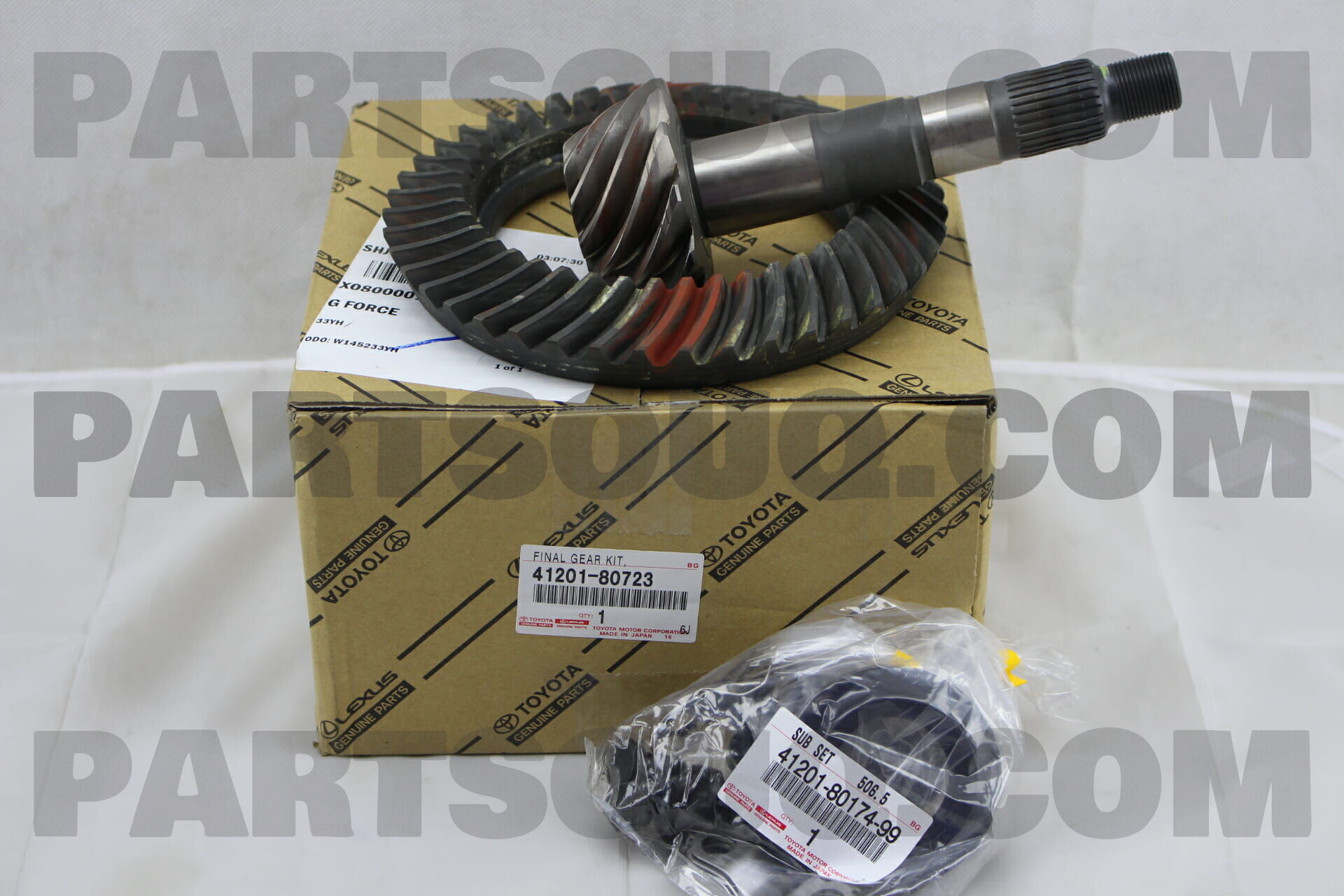 FINAL GEAR KIT, DIFFERENTIAL, REAR 4120180177 | Toyota Parts