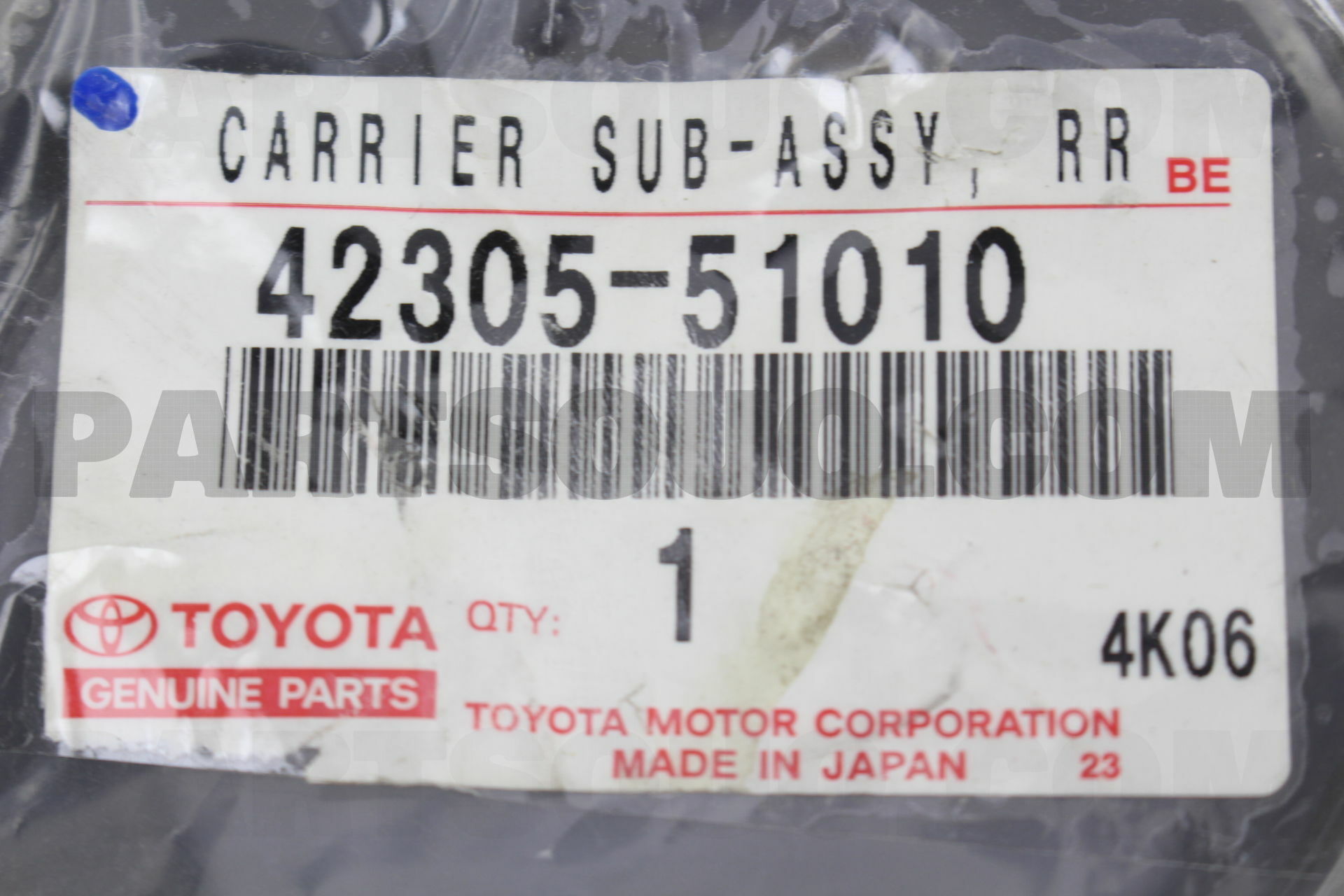 CARRIER SUB-ASSY, REAR AXLE, LH 4230551010 | Toyota Parts