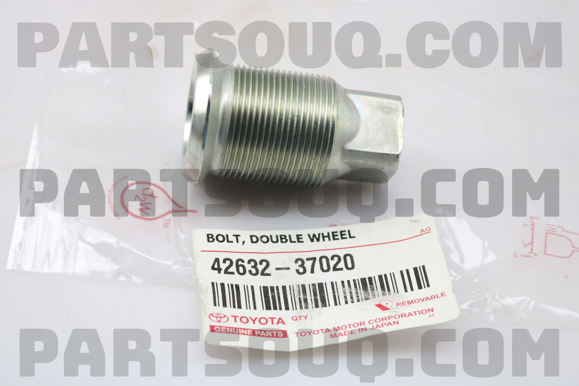 BOLT, DOUBLE WHEEL STOP, LH 4263237020 | Toyota Parts | PartSouq