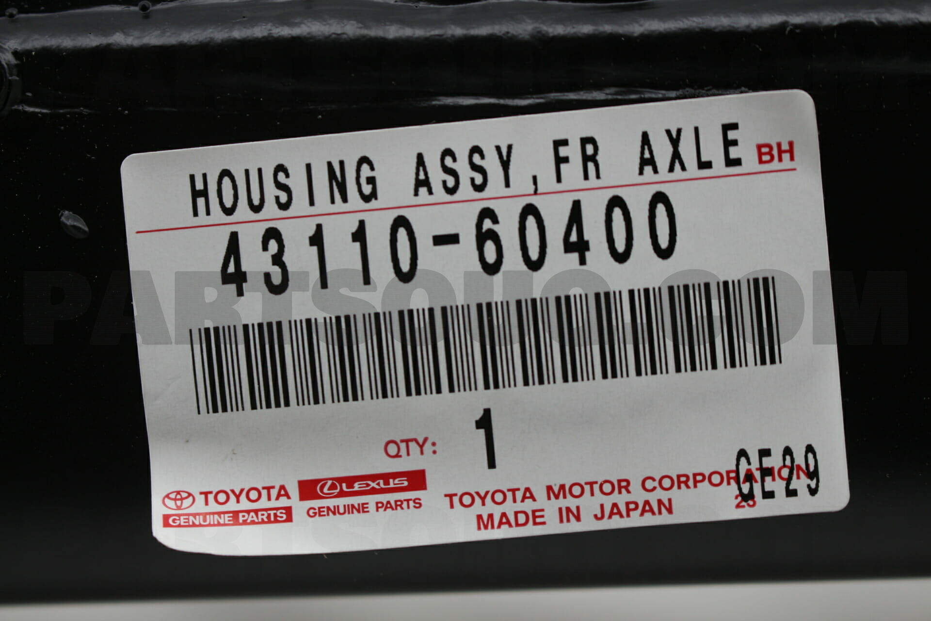 HOUSING ASSY, FRONT AXLE 4311060400 | Toyota Parts | PartSouq